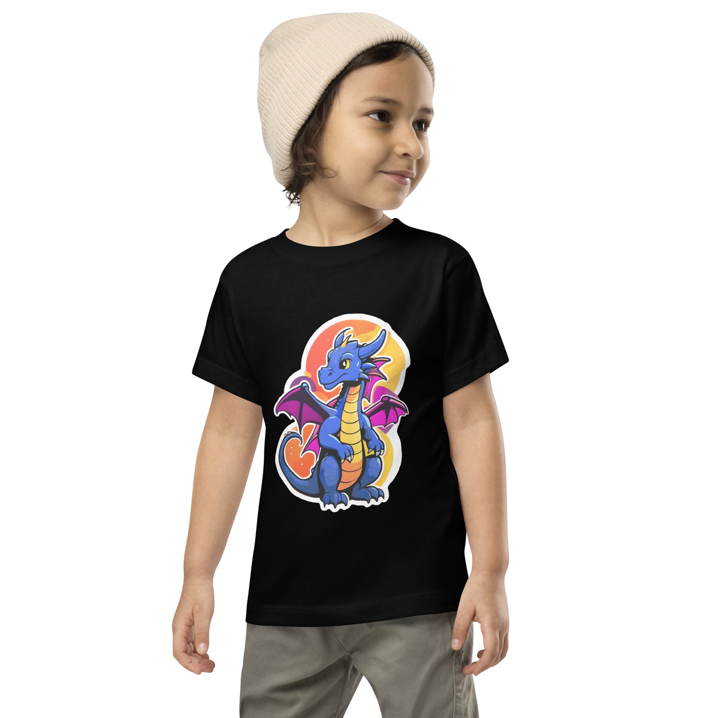 Cute Dragon Toddler Short Sleeve Tee