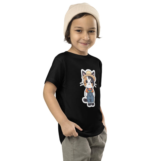 Farmboy Kitten Toddler Short Sleeve Tee