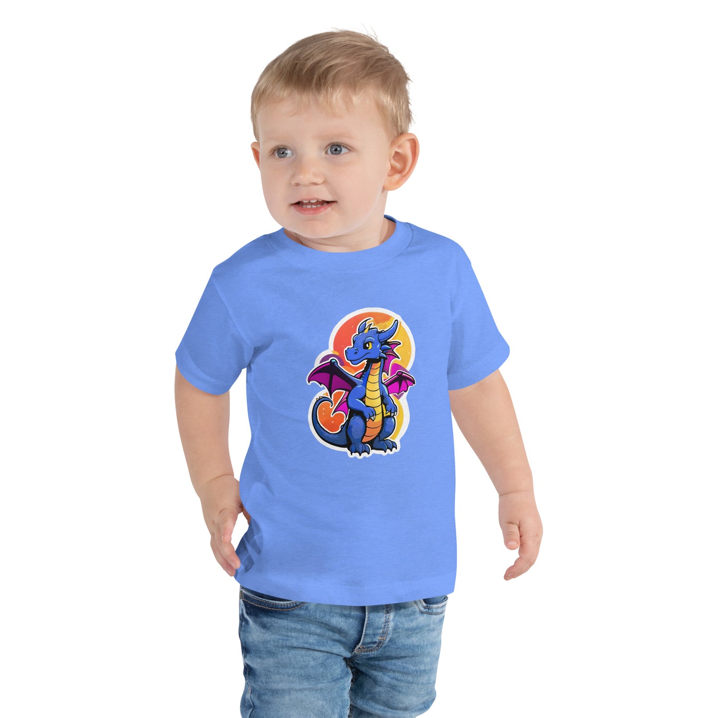 Cute Dragon Toddler Short Sleeve Tee