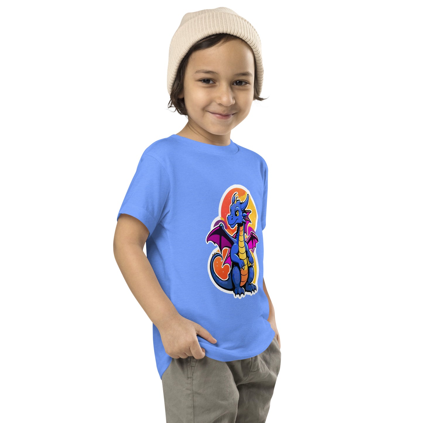 Cute Dragon Toddler Short Sleeve Tee