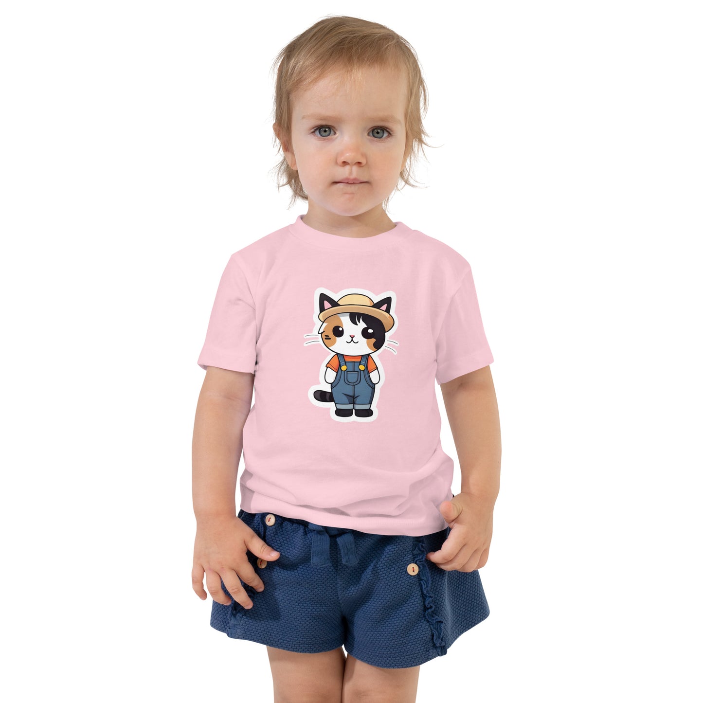 Farmboy Kitten Toddler Short Sleeve Tee