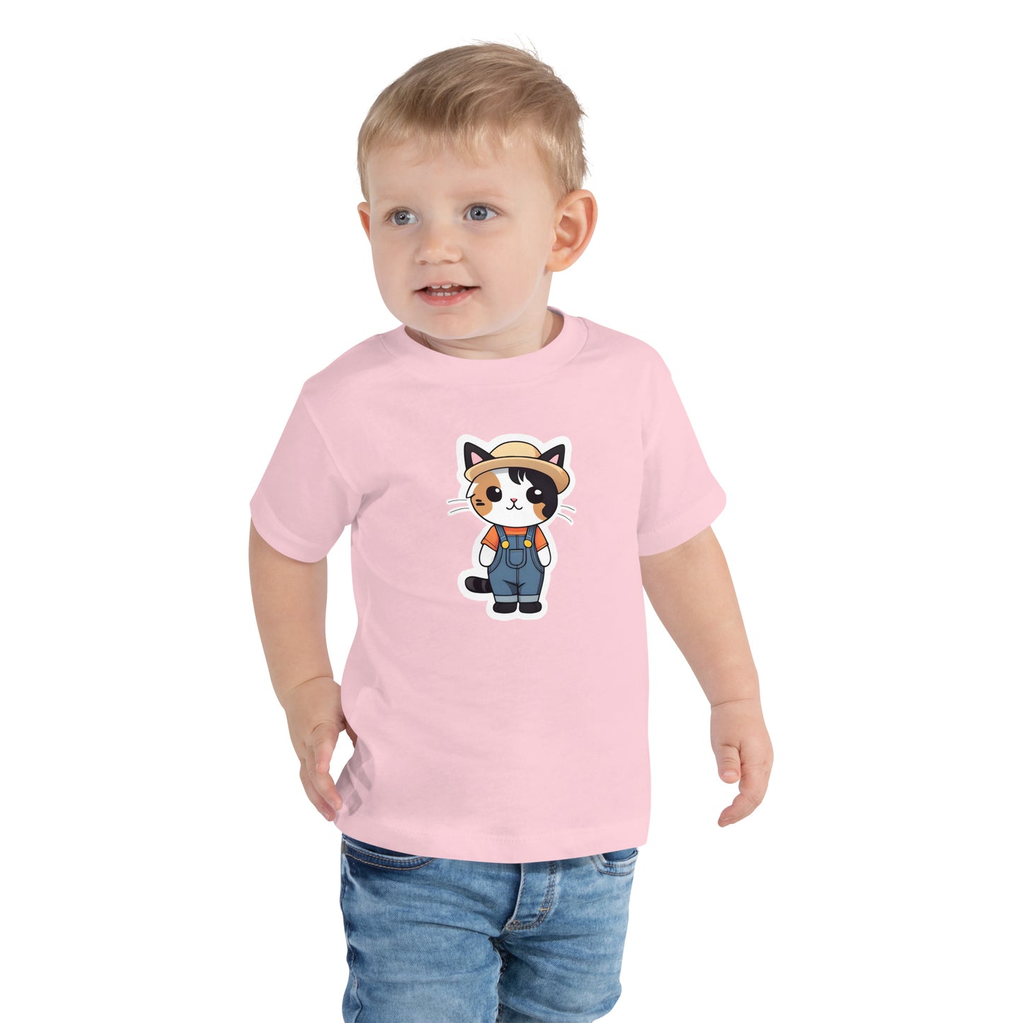 Farmboy Kitten Toddler Short Sleeve Tee