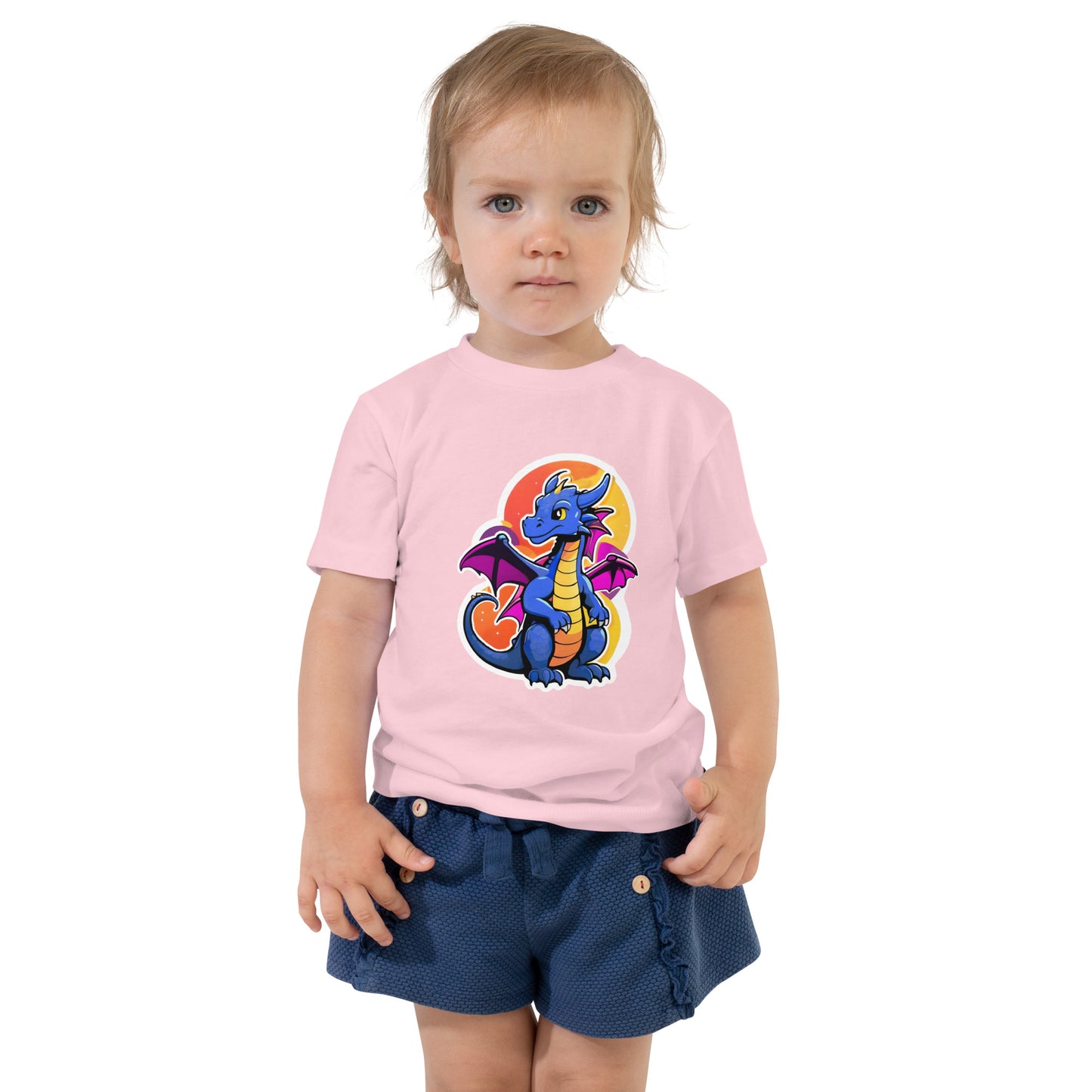 Cute Dragon Toddler Short Sleeve Tee