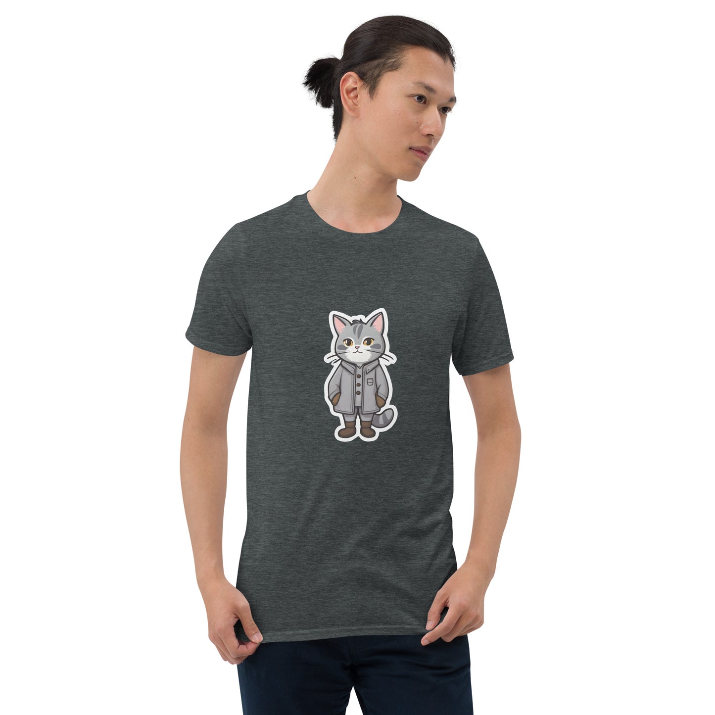 Kitten in a Parka Short-Sleeve Unisex T-Shirt