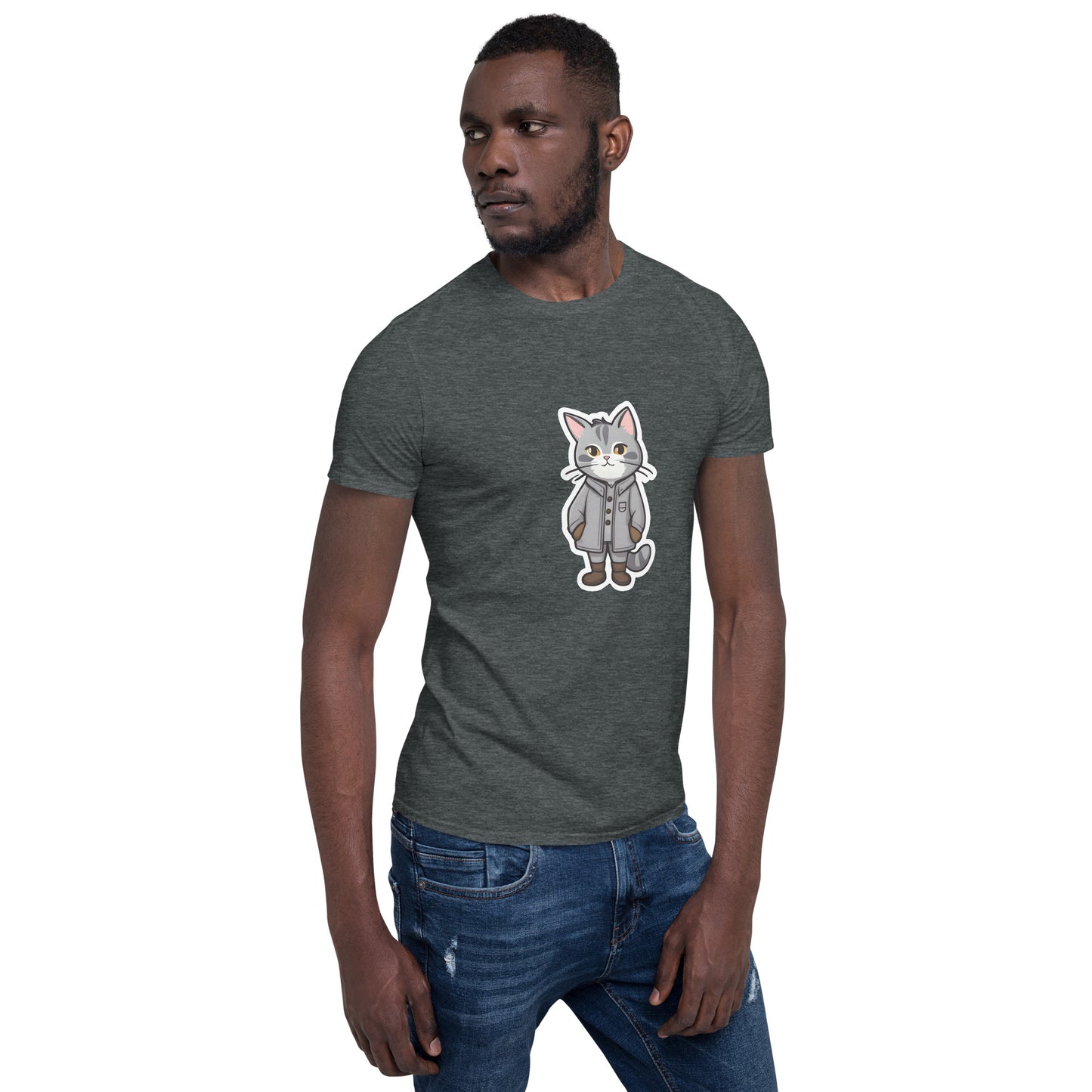 Kitten in a Parka Short-Sleeve Unisex T-Shirt