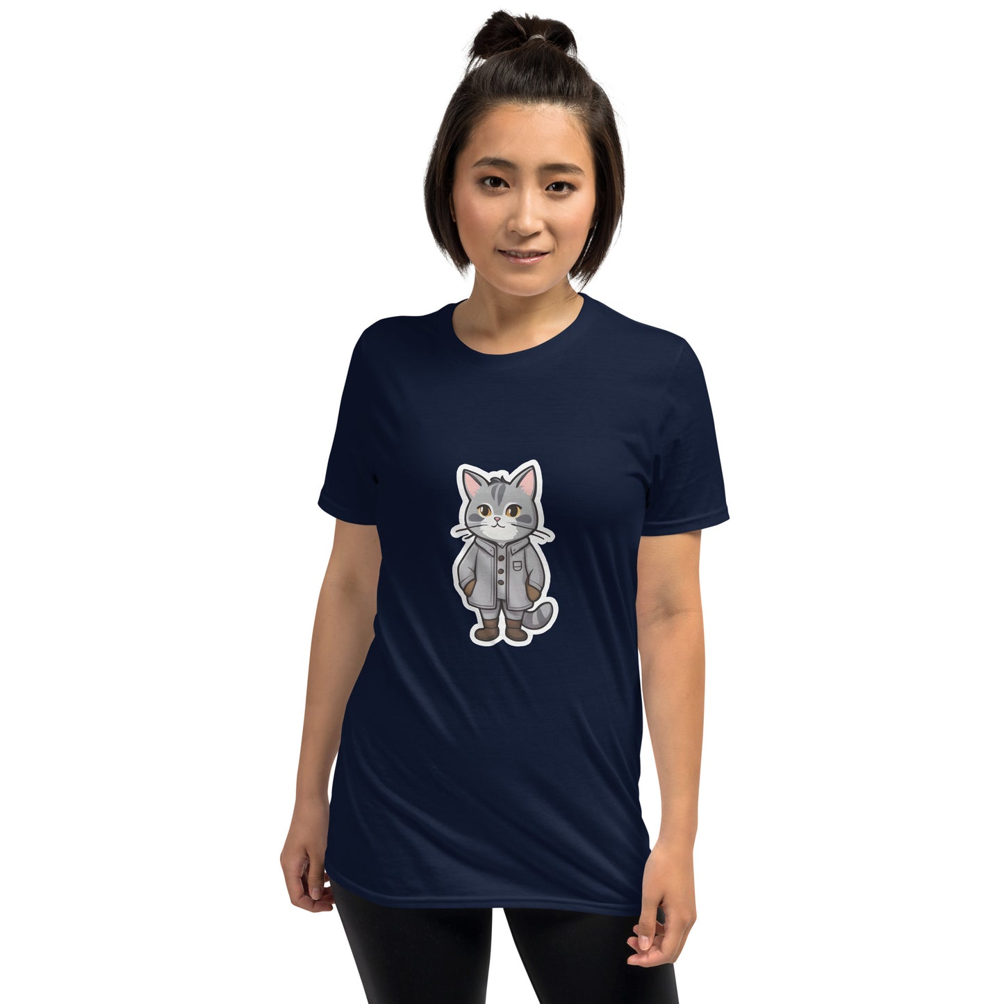 Kitten in a Parka Short-Sleeve Unisex T-Shirt