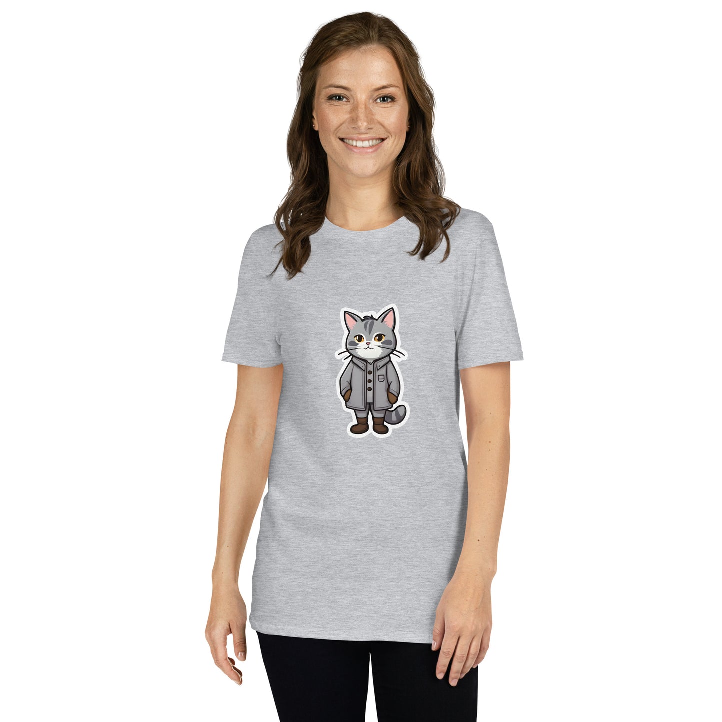 Kitten in a Parka Short-Sleeve Unisex T-Shirt