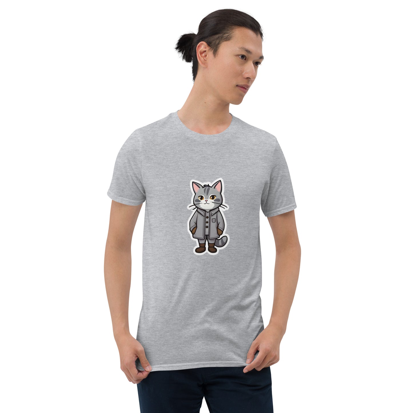 Kitten in a Parka Short-Sleeve Unisex T-Shirt