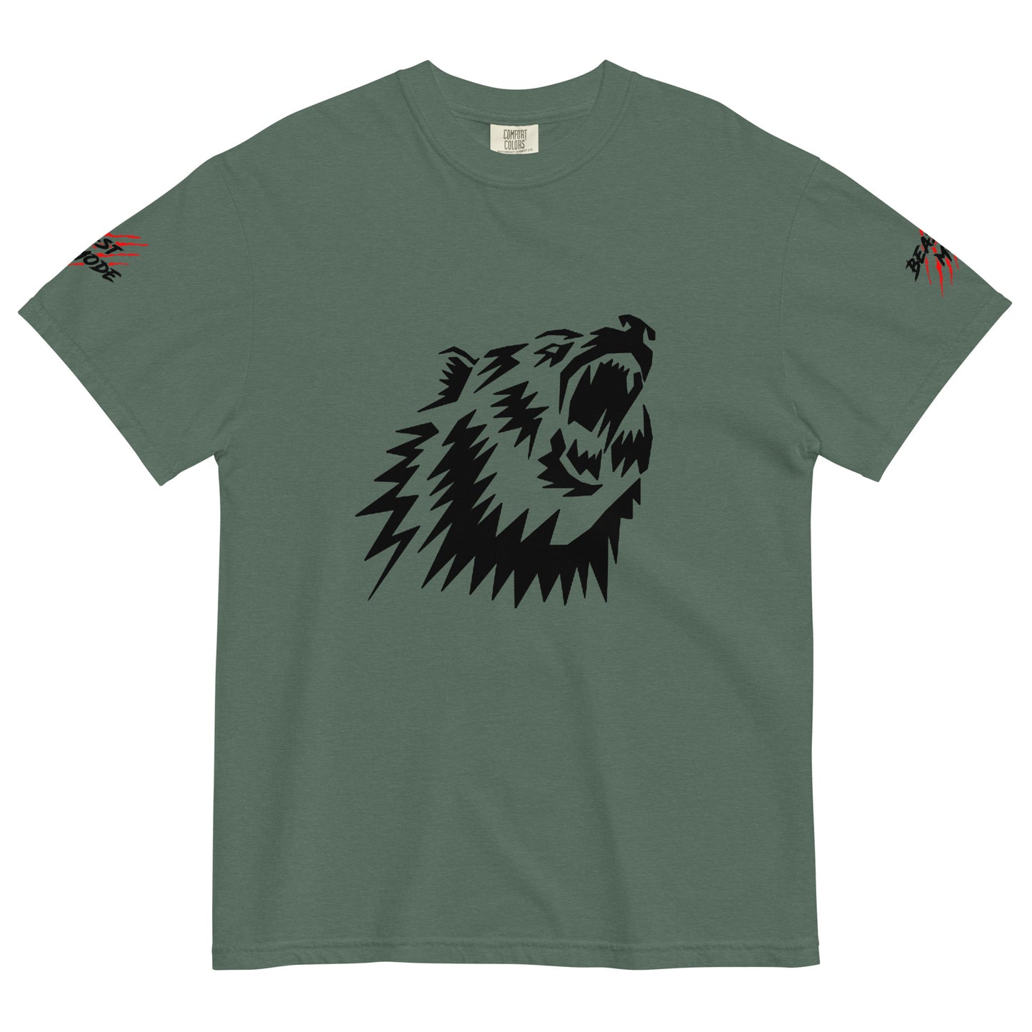 Beast Mode Grizzly Unisex Garment-Dyed Heavyweight T-shirt