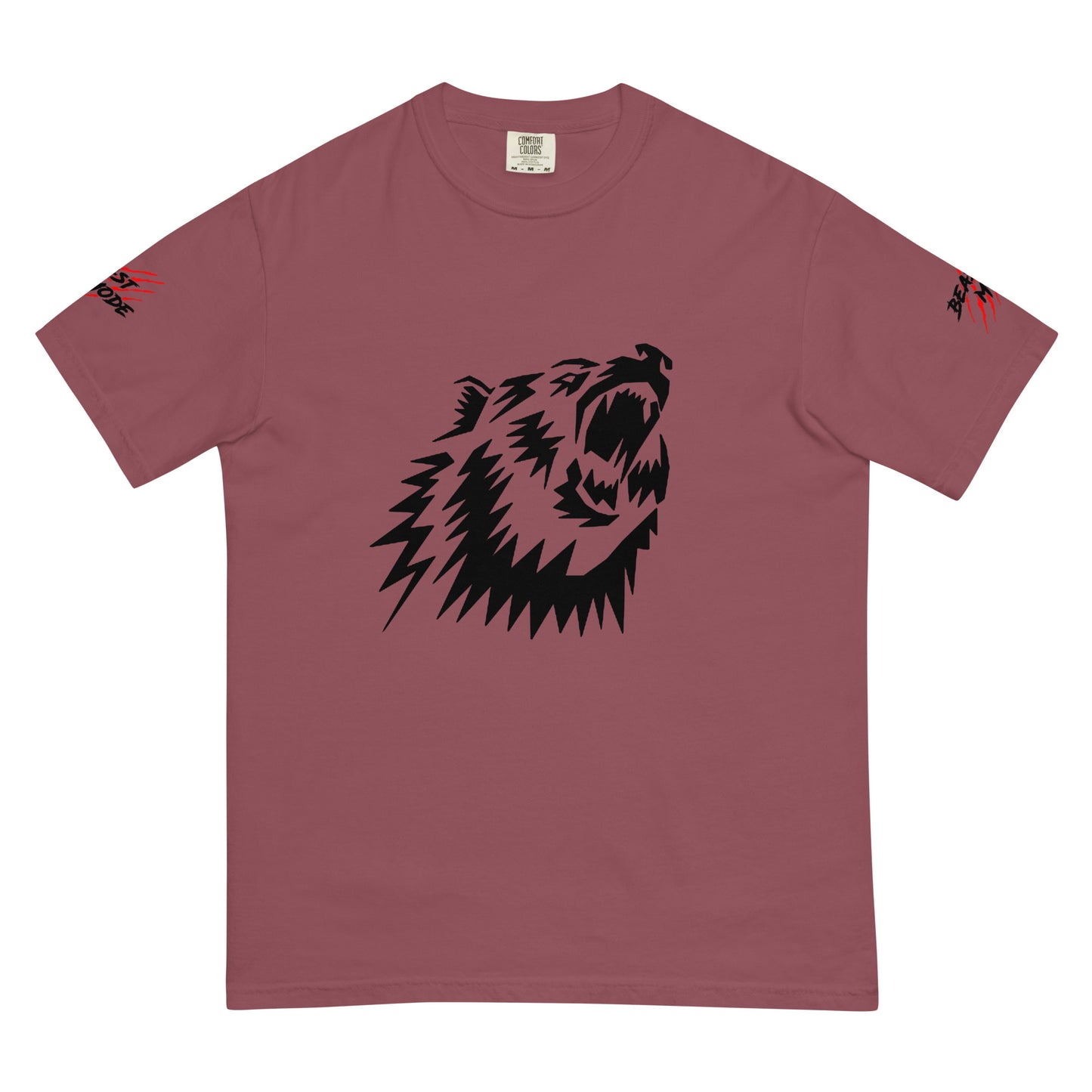 Beast Mode Grizzly Unisex Garment-Dyed Heavyweight T-shirt