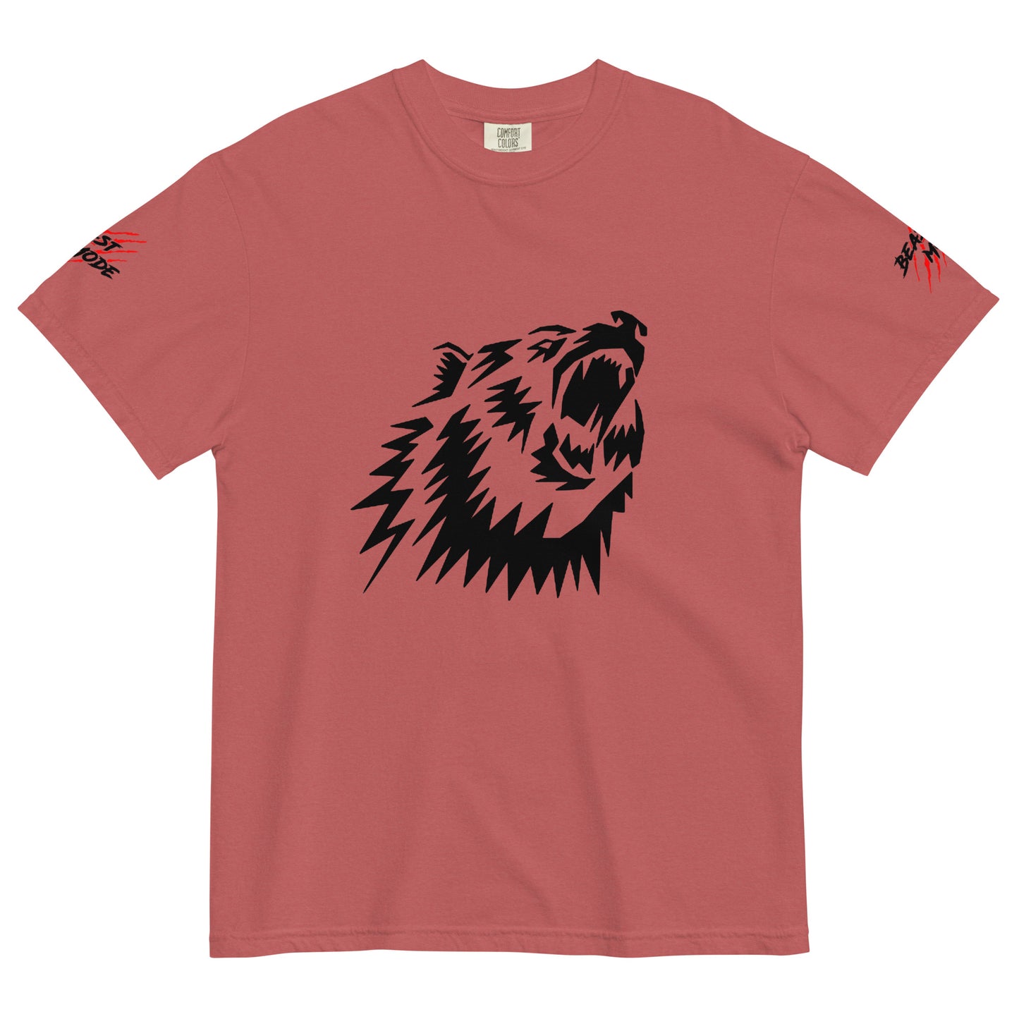 Beast Mode Grizzly Unisex Garment-Dyed Heavyweight T-shirt