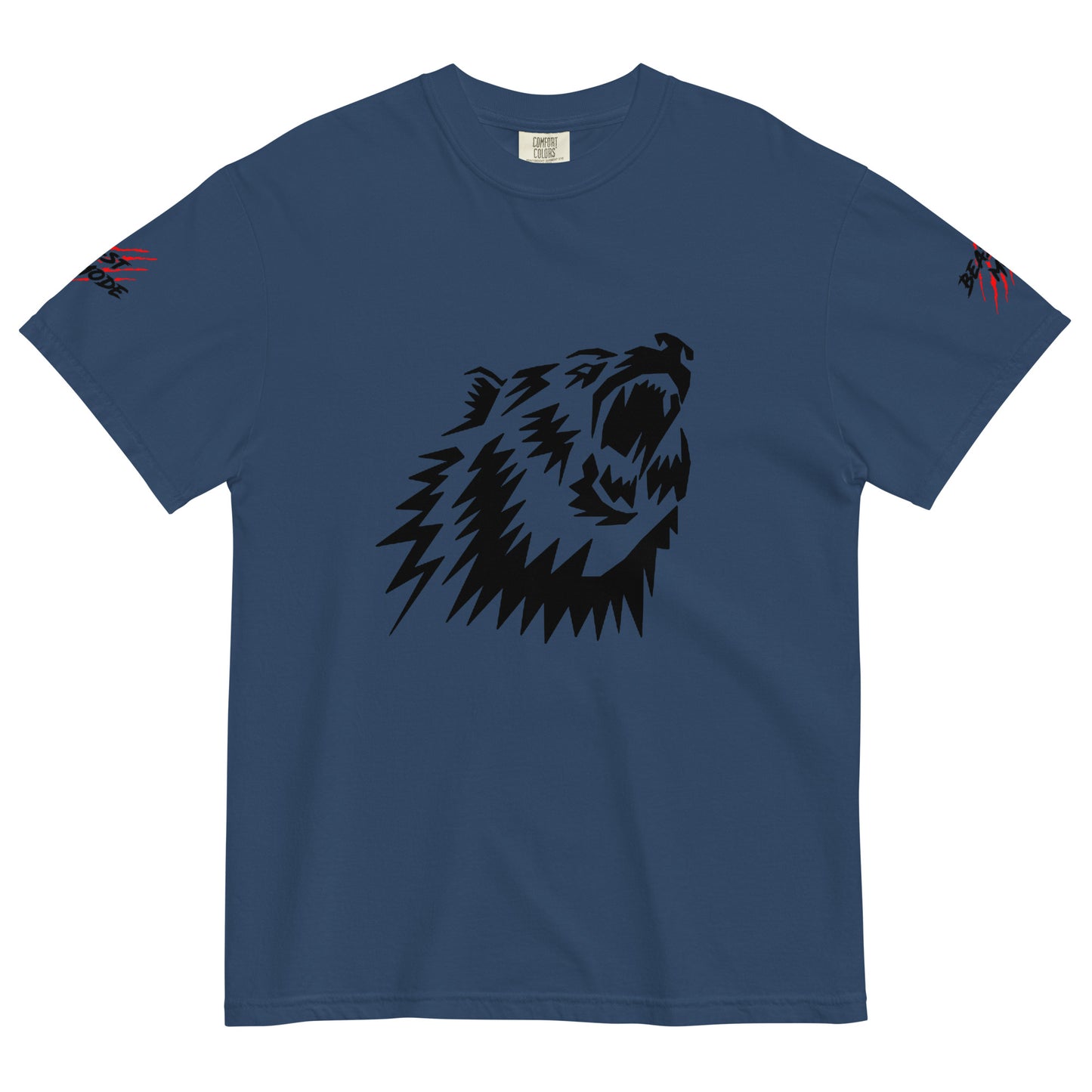 Beast Mode Grizzly Unisex Garment-Dyed Heavyweight T-shirt