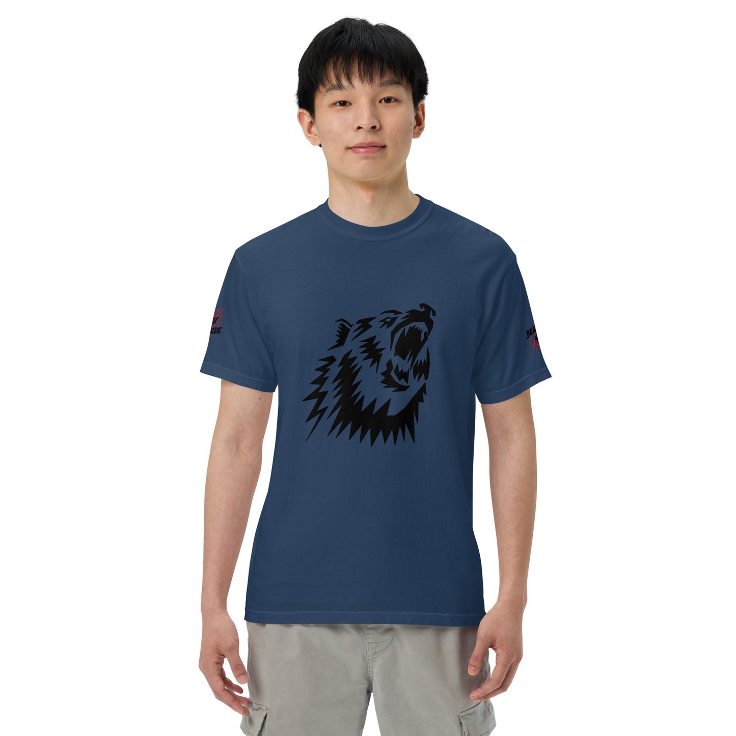 Beast Mode Grizzly Unisex Garment-Dyed Heavyweight T-shirt