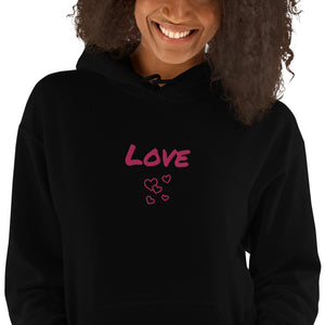 Love Unisex Embroidered Hoodie