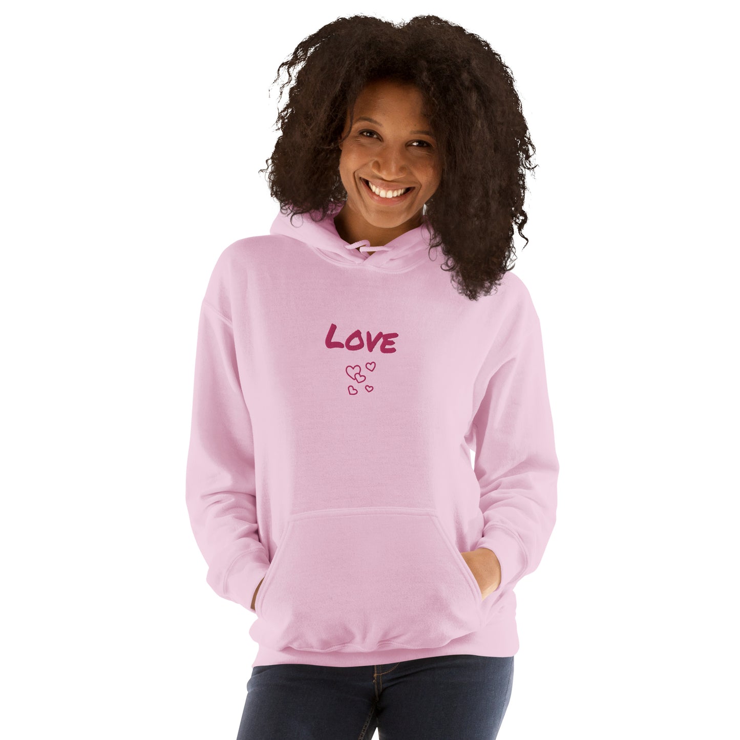 Love Unisex Embroidered Hoodie