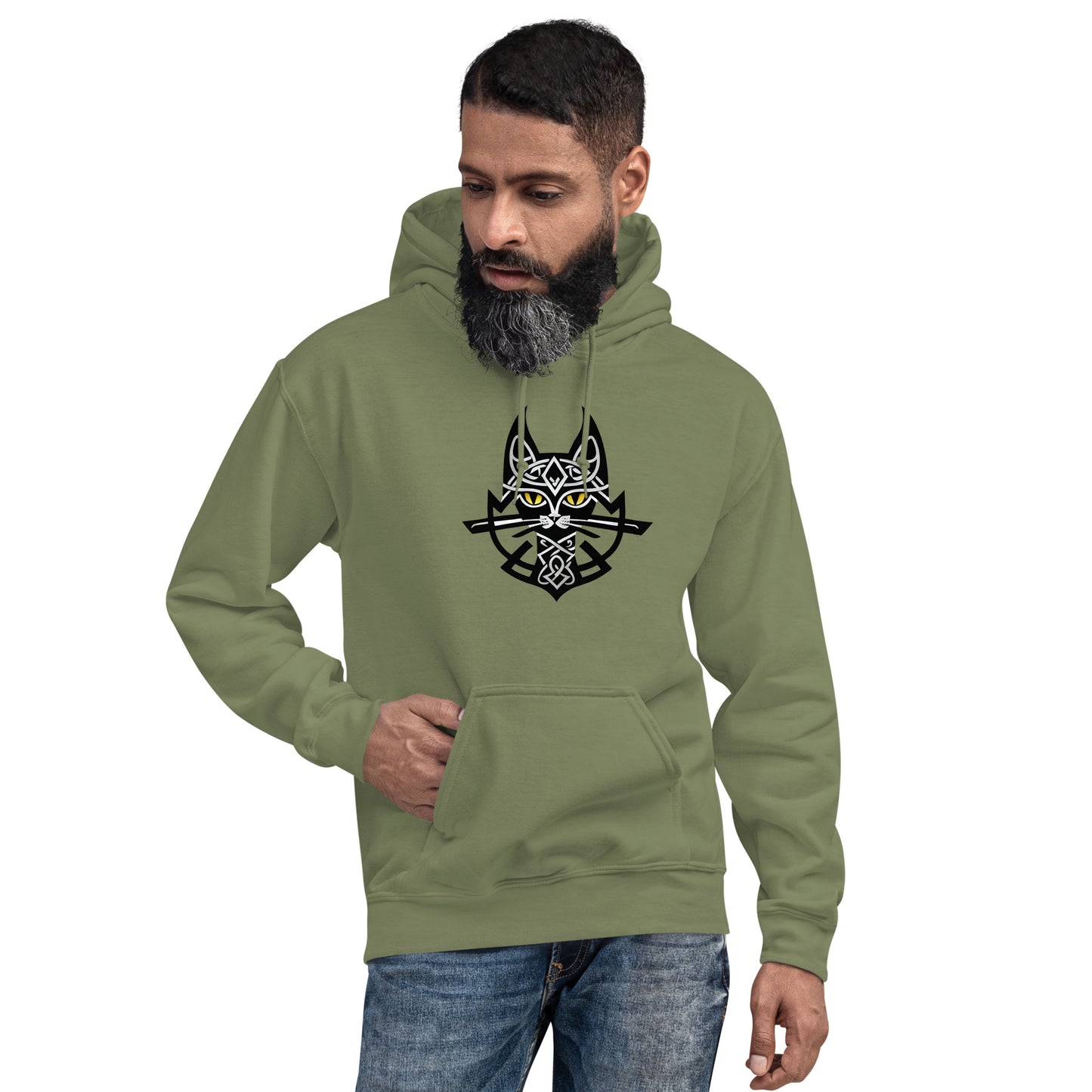 Viking Cat Unisex Pullover Hoodie