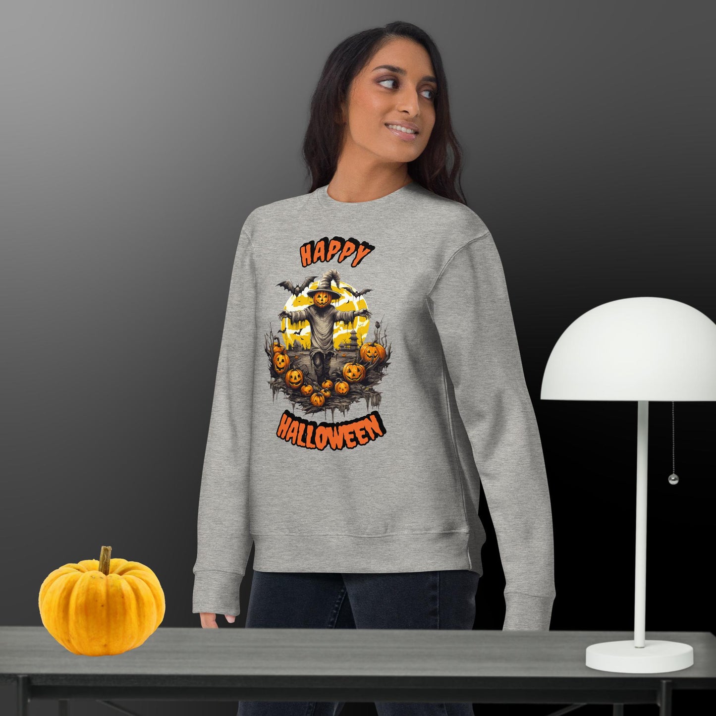 Spooky Scarecrow Unisex Premium Sweatshirt