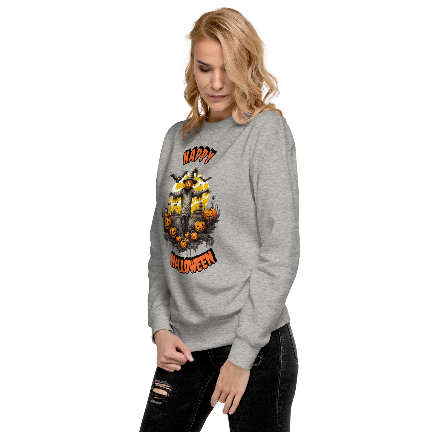 Spooky Scarecrow Unisex Premium Sweatshirt