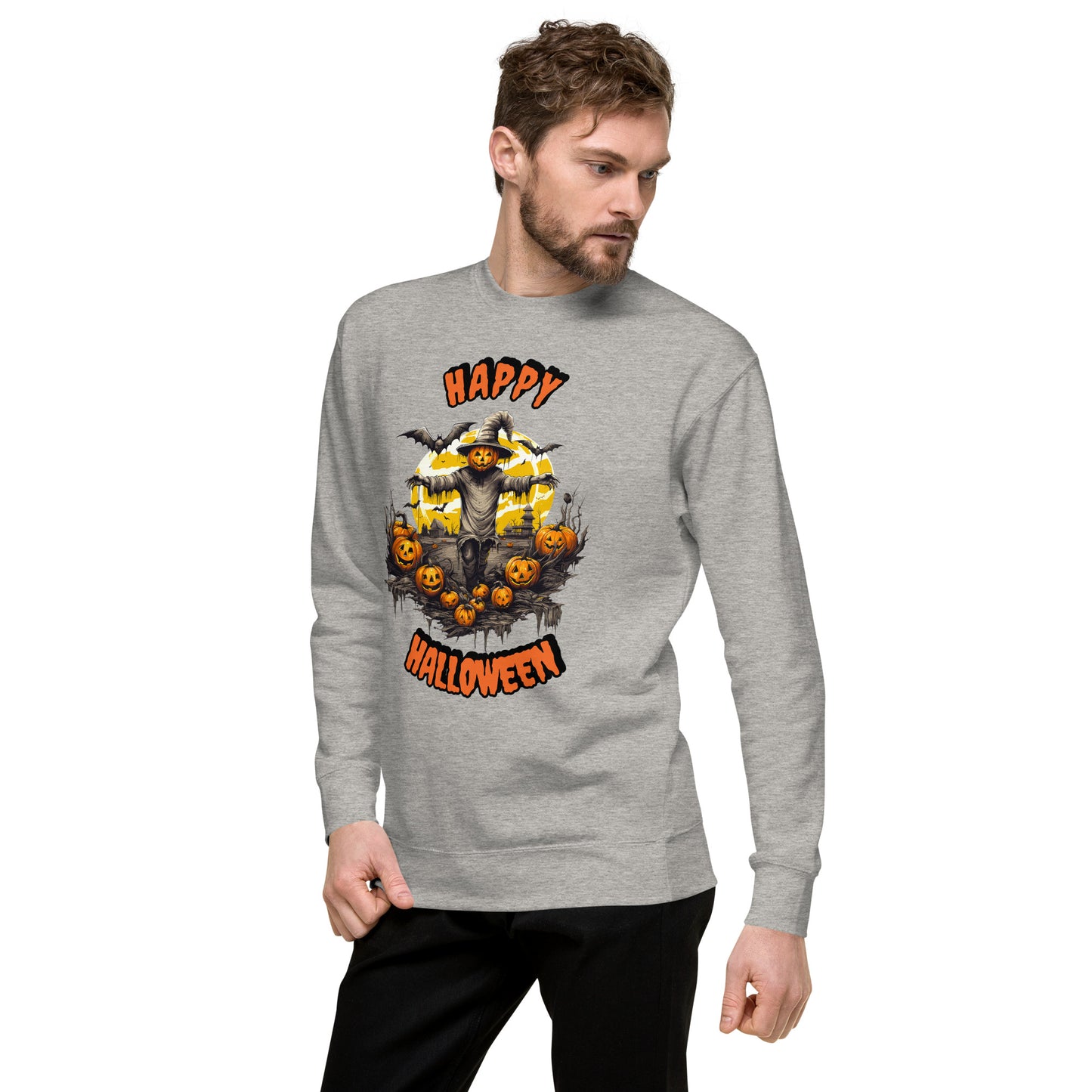 Spooky Scarecrow Unisex Premium Sweatshirt