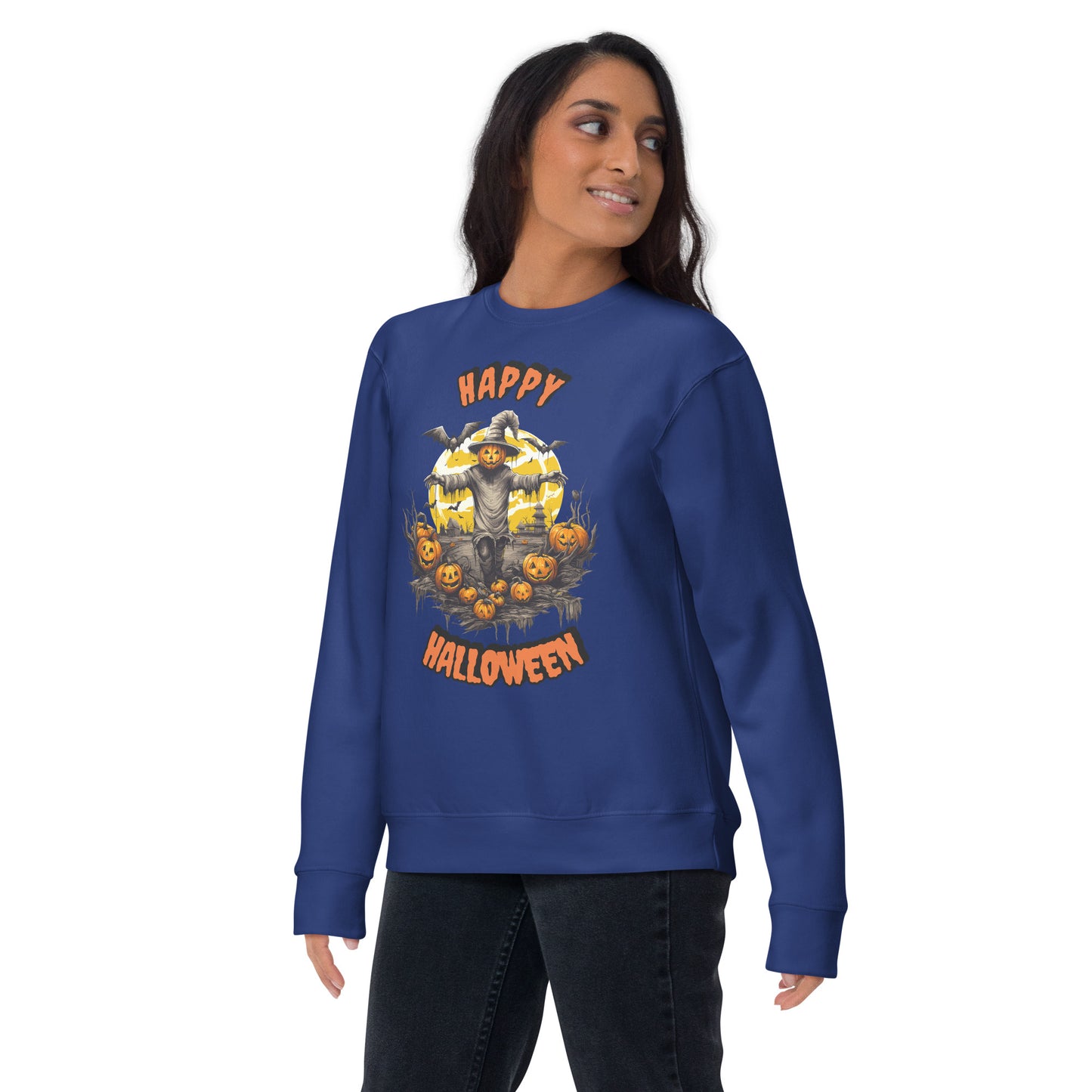 Spooky Scarecrow Unisex Premium Sweatshirt