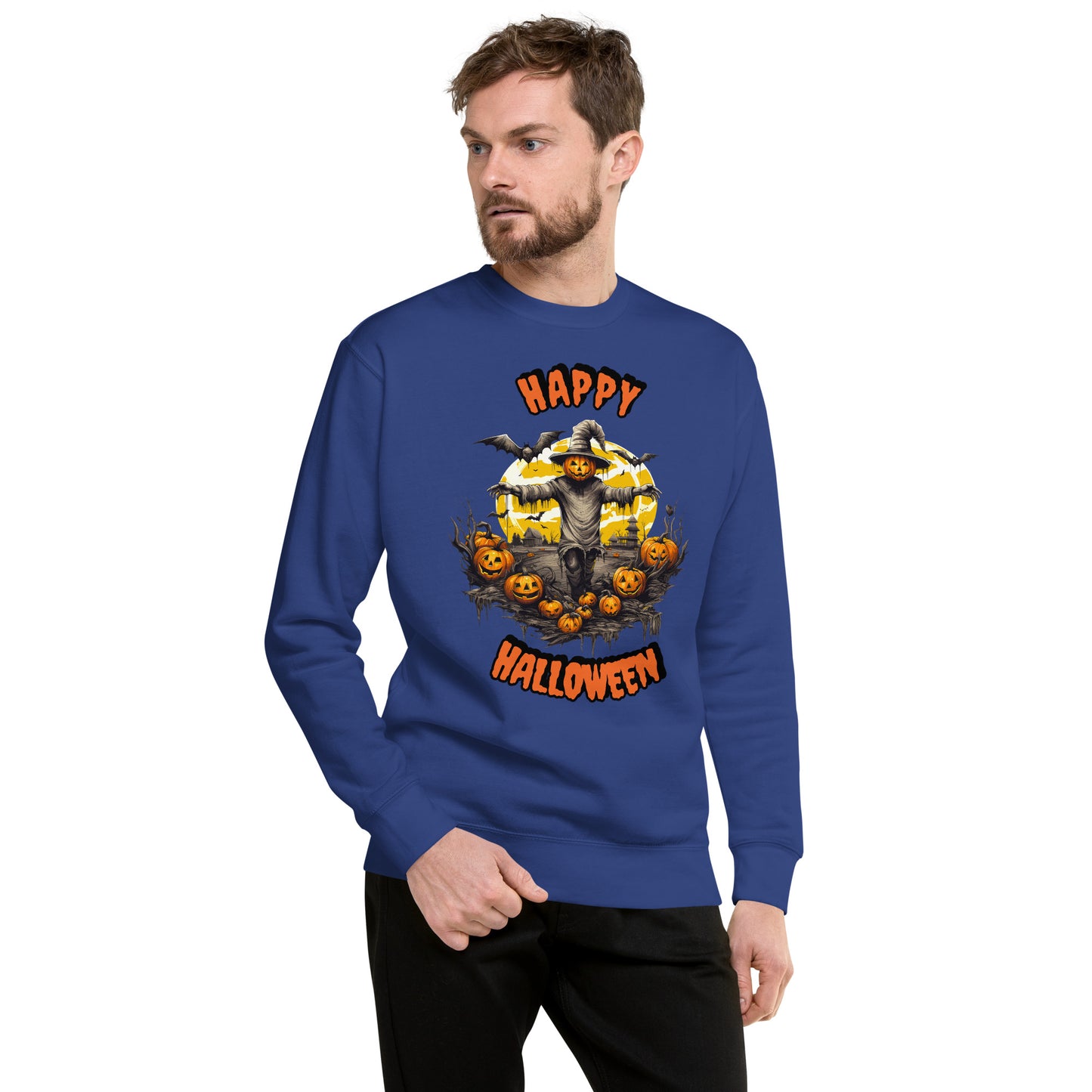 Spooky Scarecrow Unisex Premium Sweatshirt