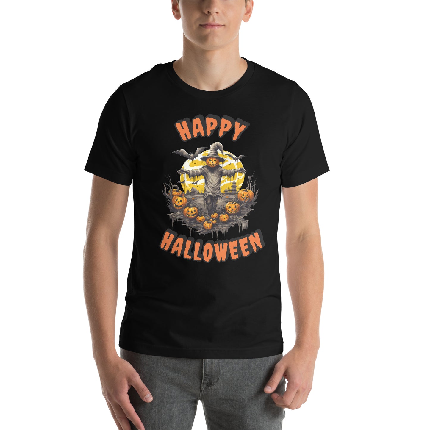 Spooky Scarecrow Unisex T-shirt