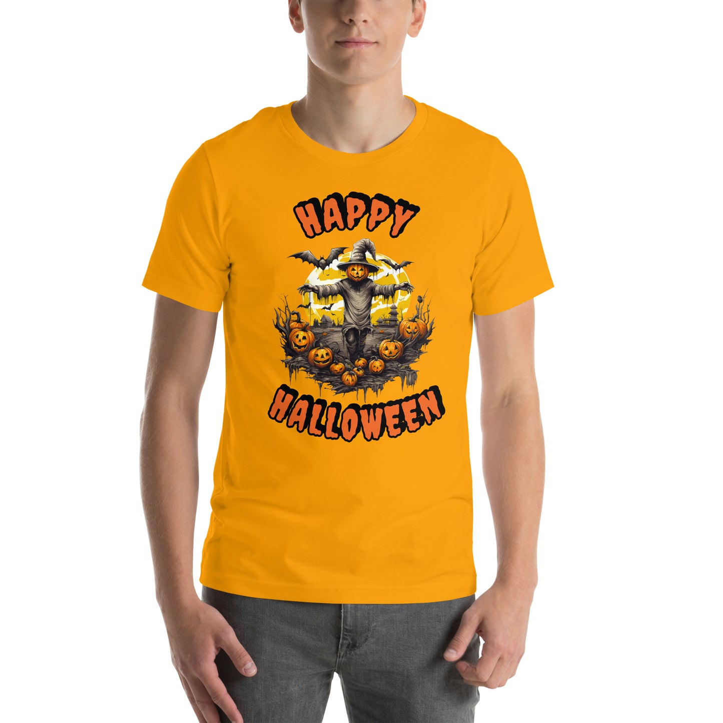 Spooky Scarecrow Unisex T-shirt