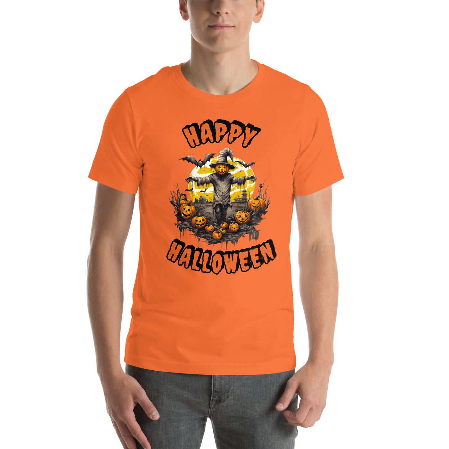 Spooky Scarecrow Unisex T-shirt