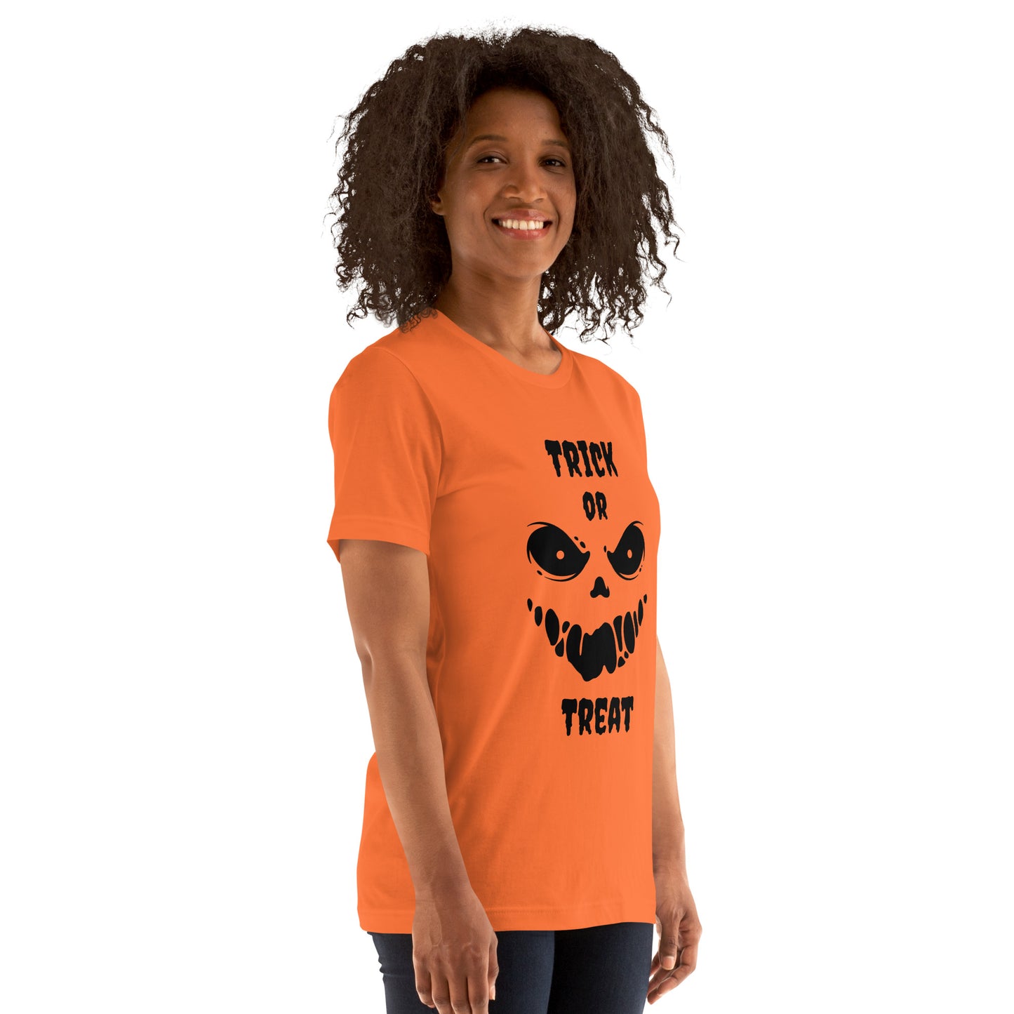 Spooky Ghost Face Unisex Halloween T-shirt