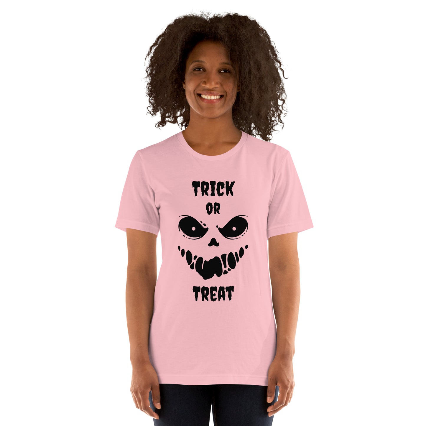 Spooky Ghost Face Unisex Halloween T-shirt