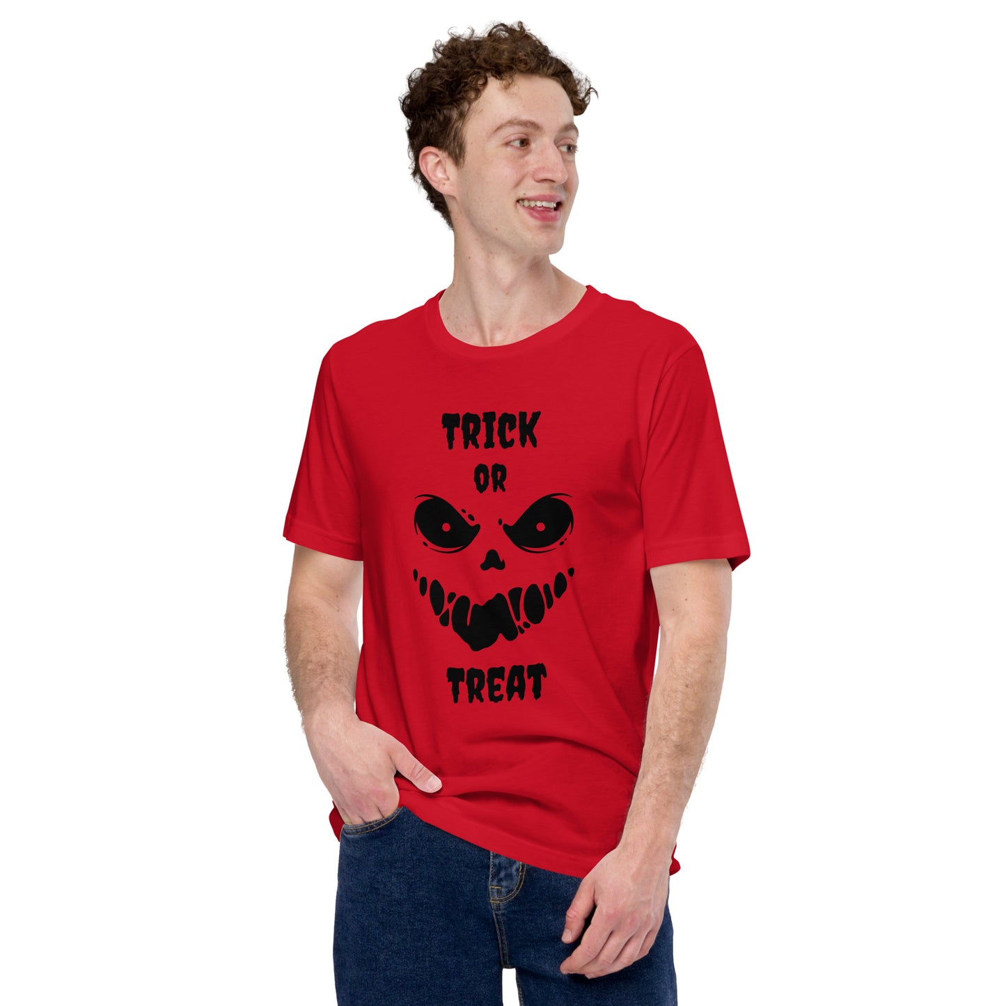 Spooky Ghost Face Unisex Halloween T-shirt