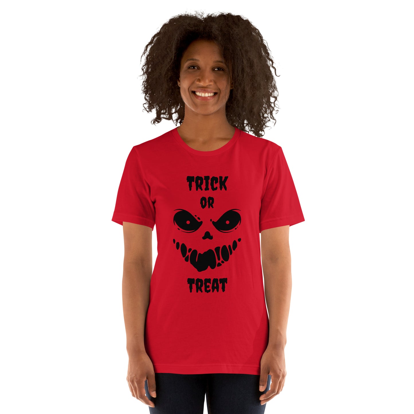 Spooky Ghost Face Unisex Halloween T-shirt