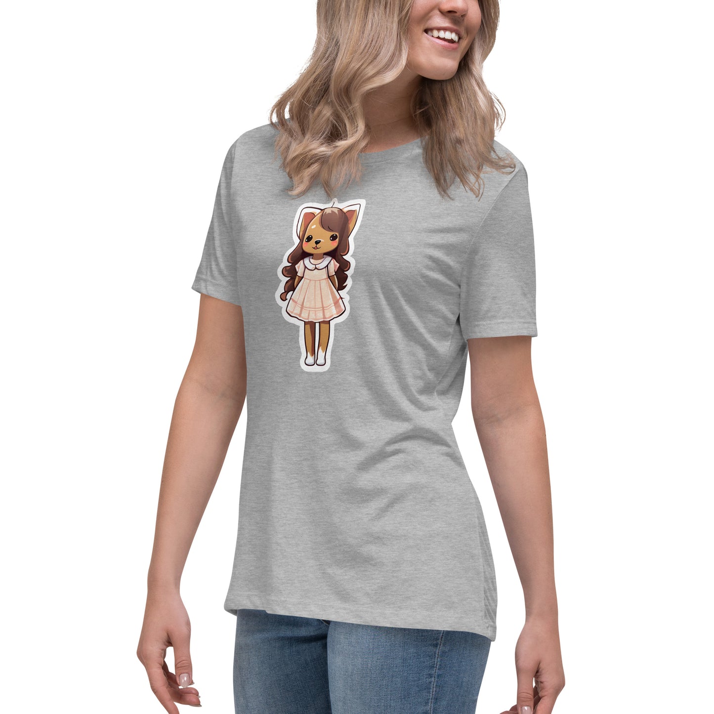 Puppy in a Dress Women's Relaxed T-Shirt