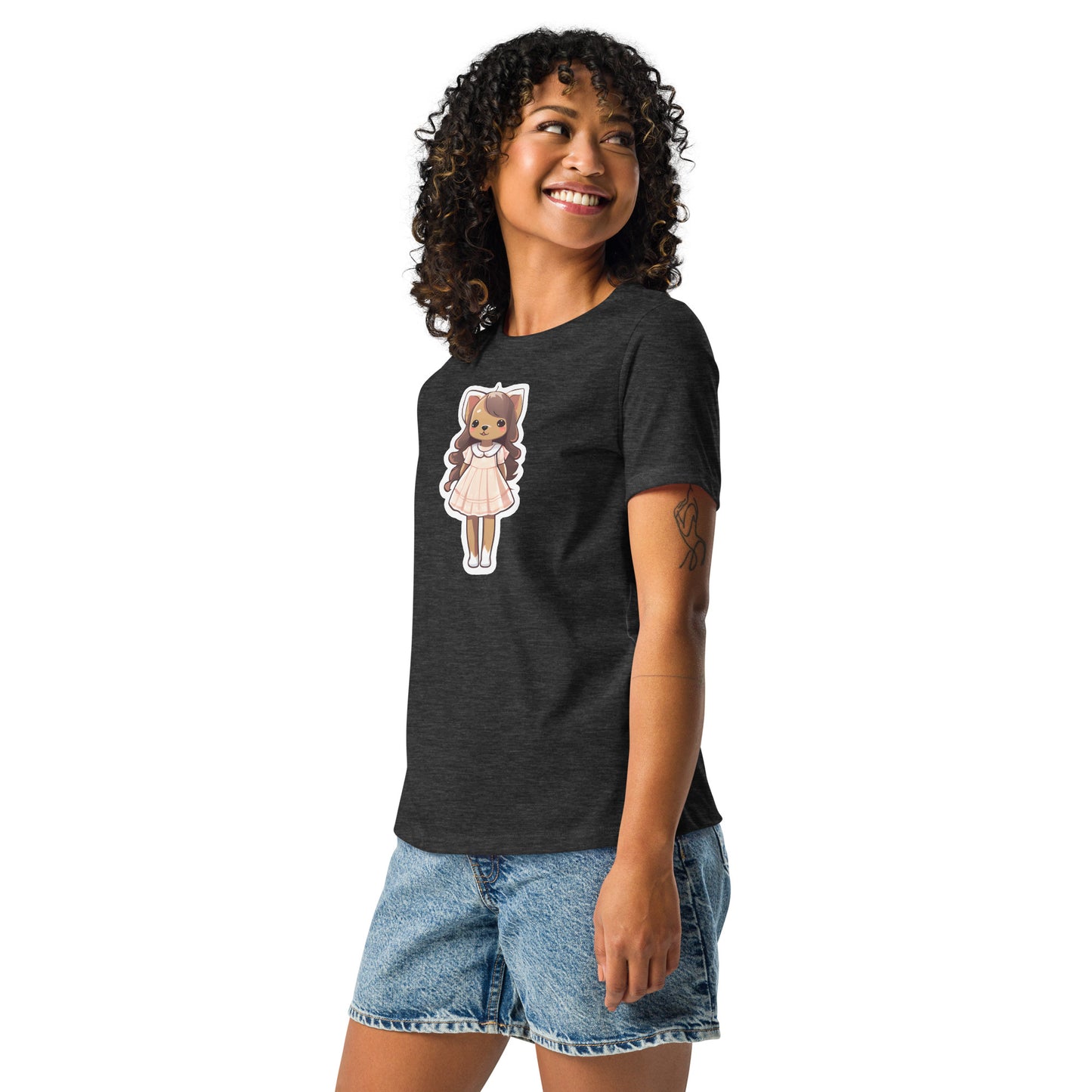 Puppy in a Dress Women's Relaxed T-Shirt