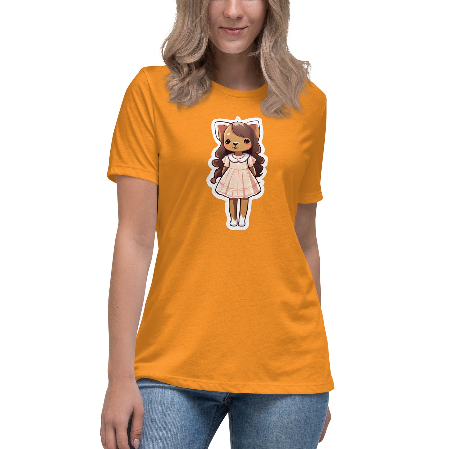 Puppy in a Dress Women's Relaxed T-Shirt