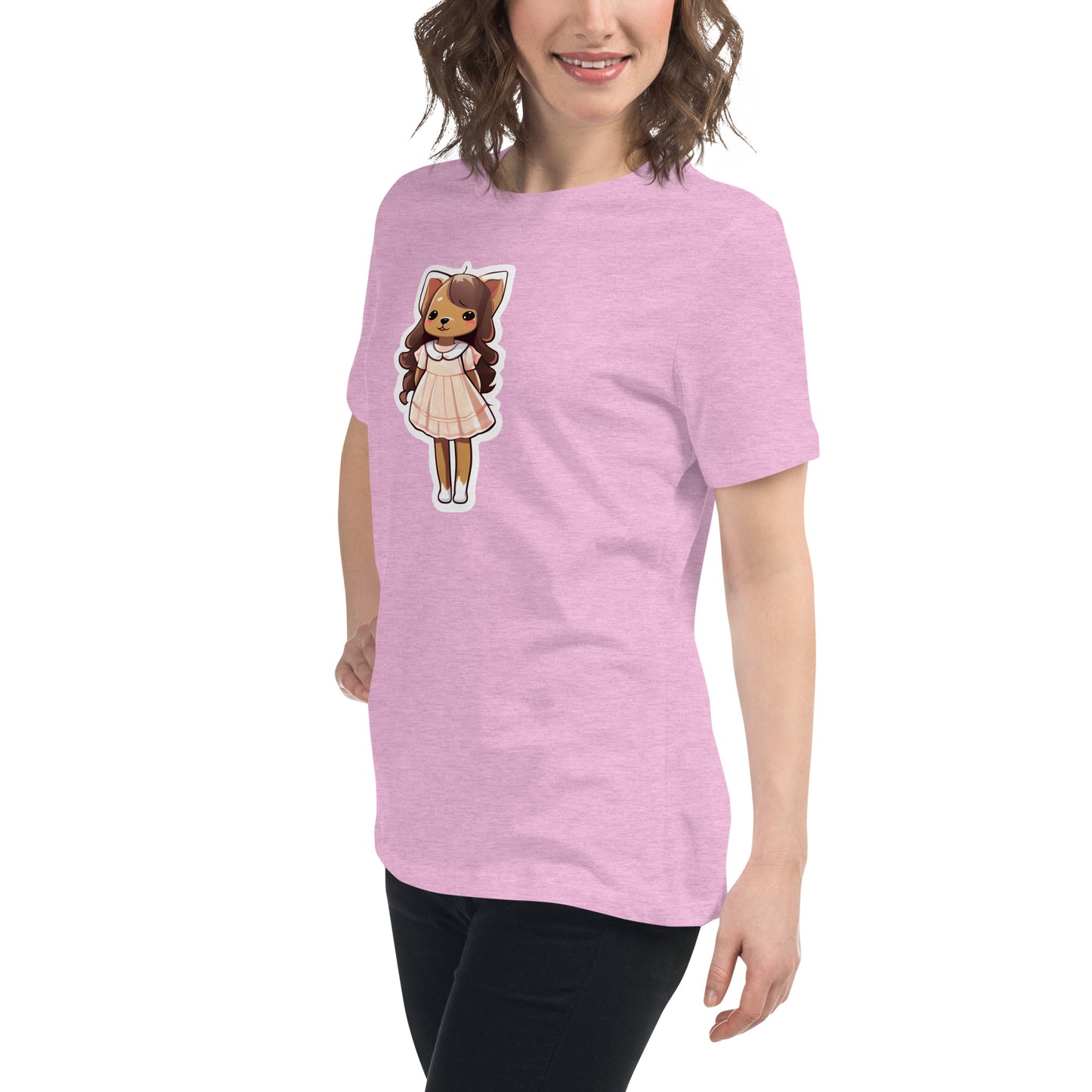 Puppy in a Dress Women's Relaxed T-Shirt