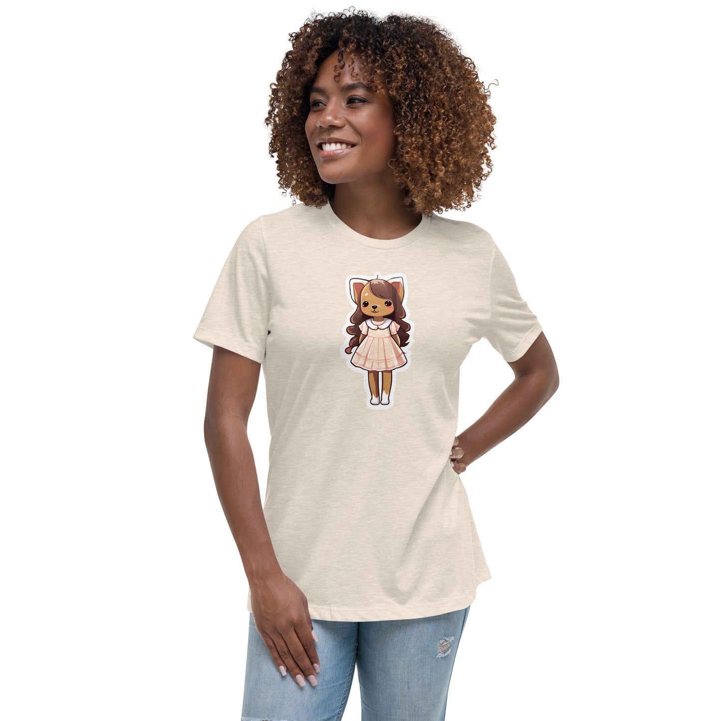 Puppy in a Dress Women's Relaxed T-Shirt