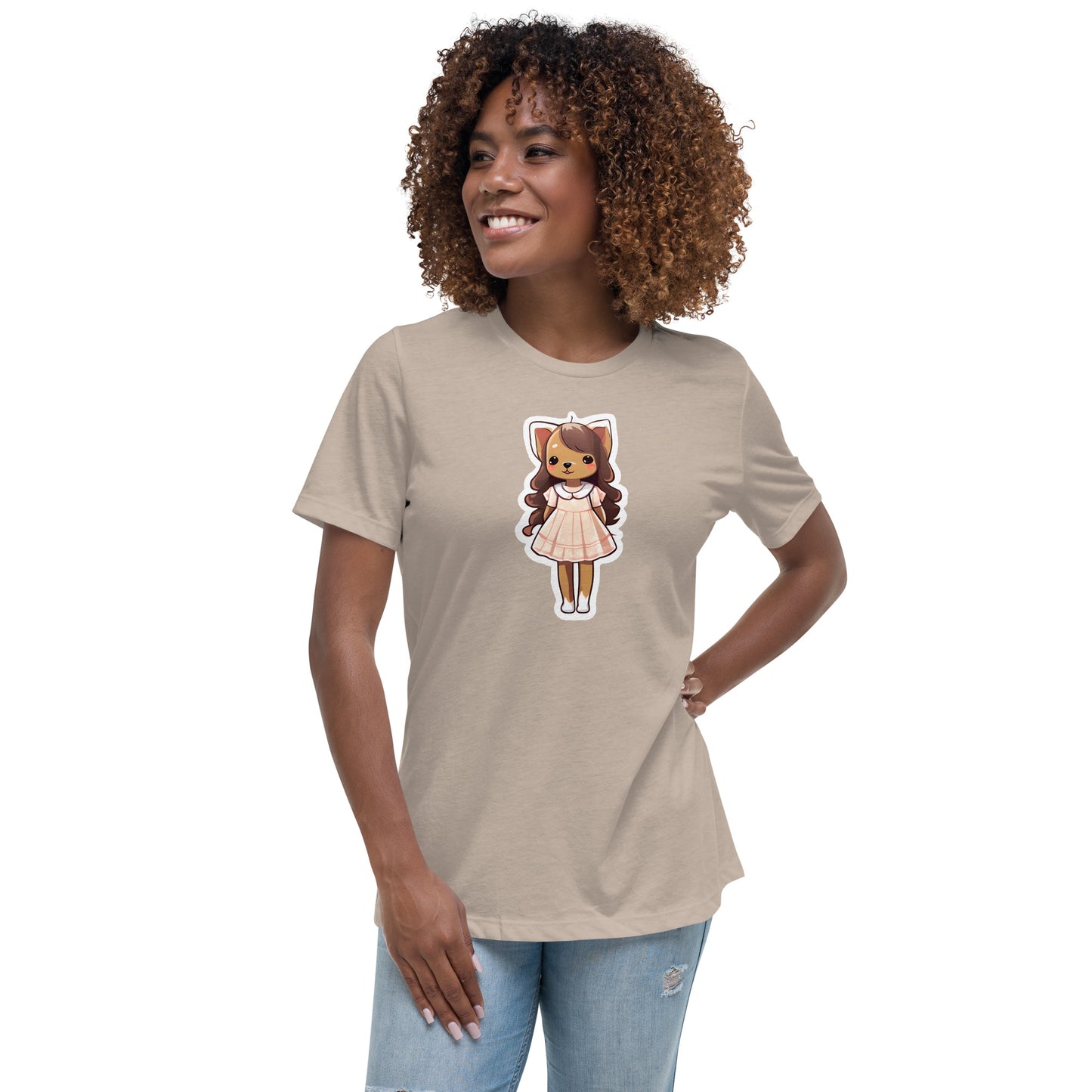 Puppy in a Dress Women's Relaxed T-Shirt