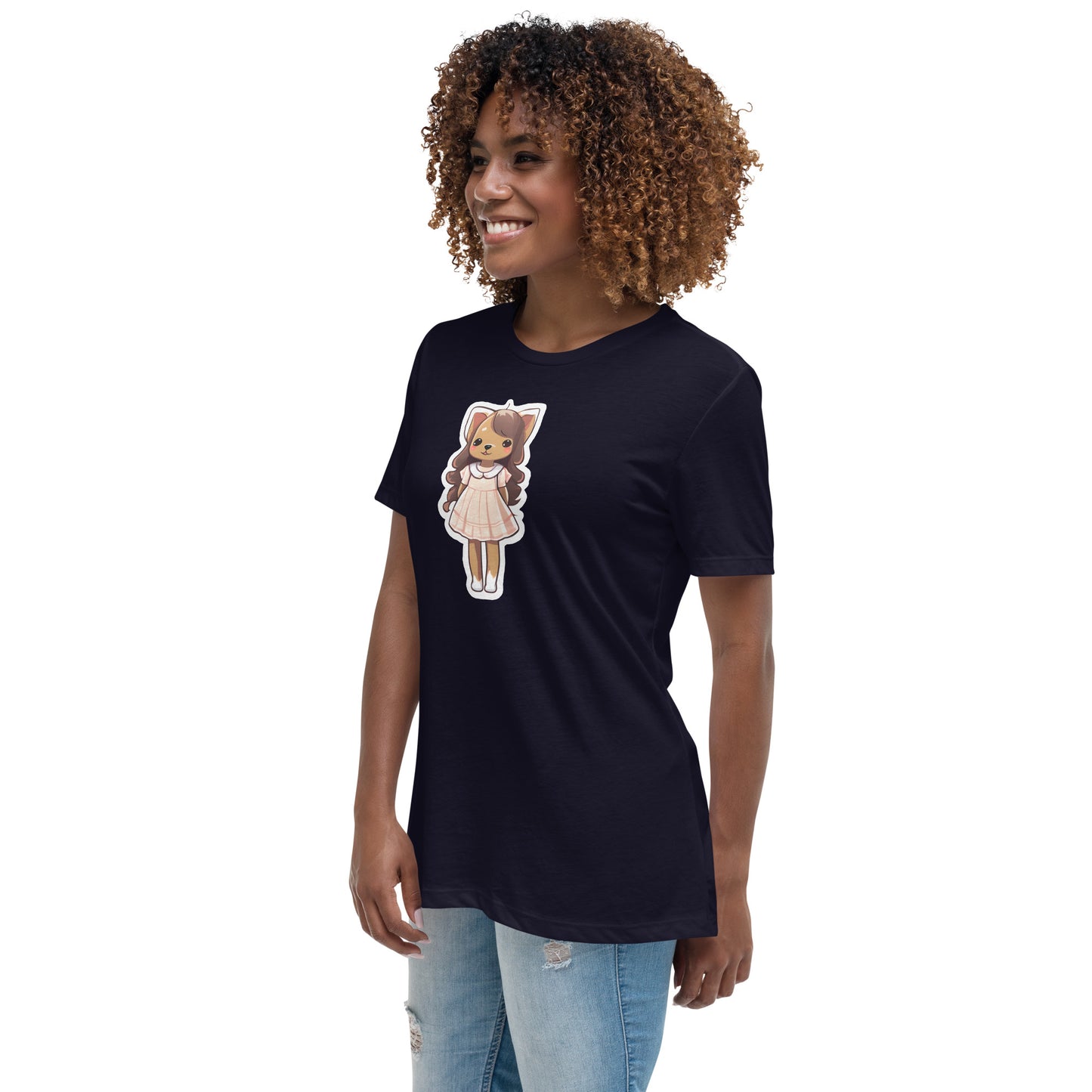 Puppy in a Dress Women's Relaxed T-Shirt