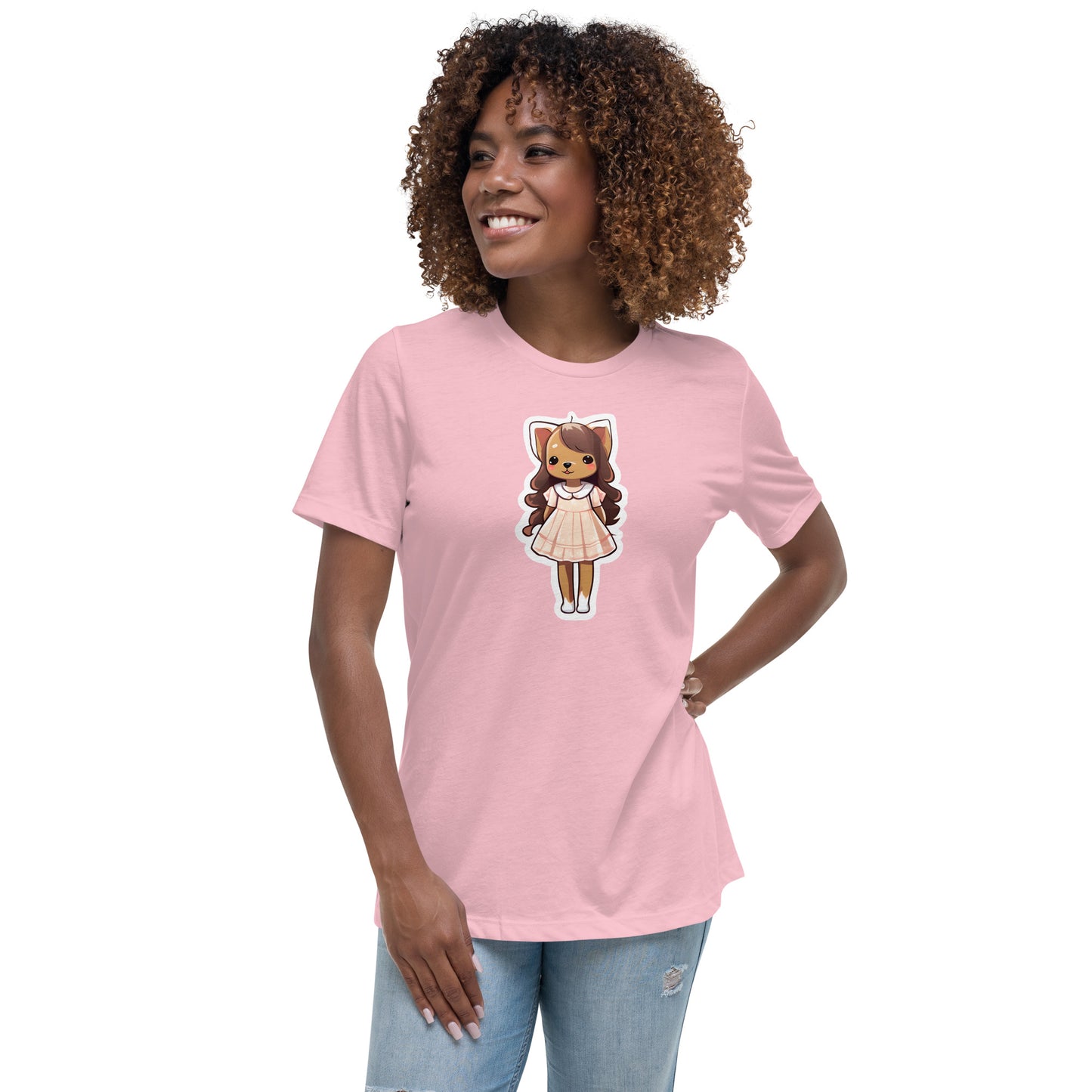 Puppy in a Dress Women's Relaxed T-Shirt