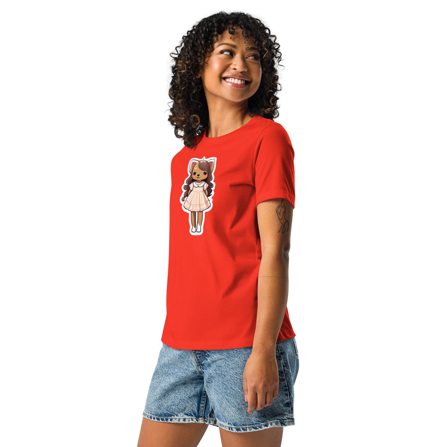 Puppy in a Dress Women's Relaxed T-Shirt