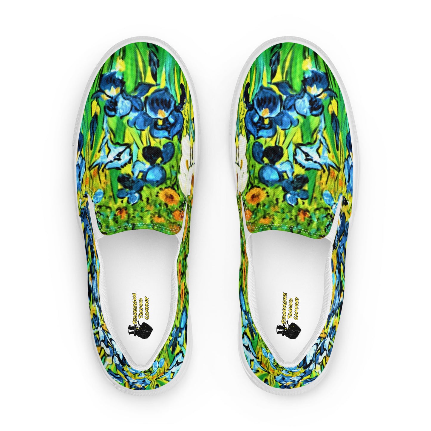 Irises by van Gogh Women’s Slip-on Canvas Shoes