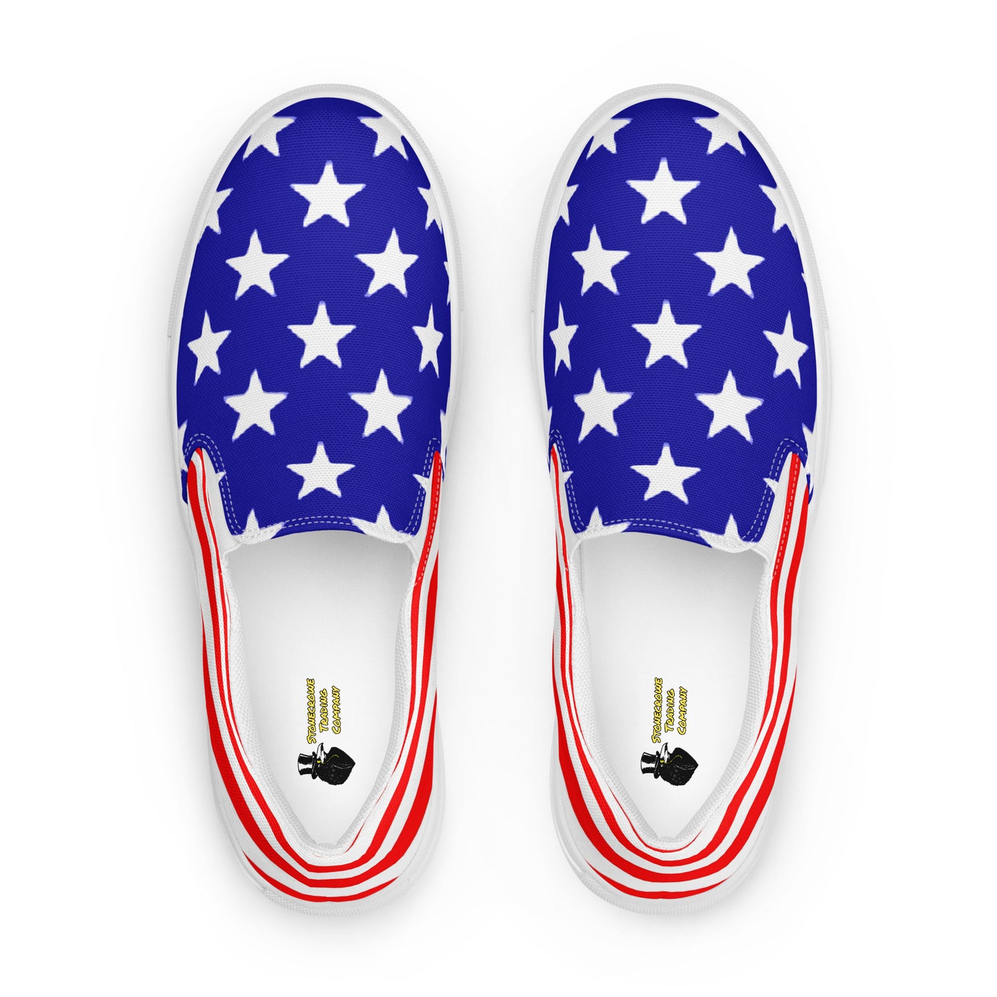 Stars and Stripes Women’s Slip-on Canvas Shoes