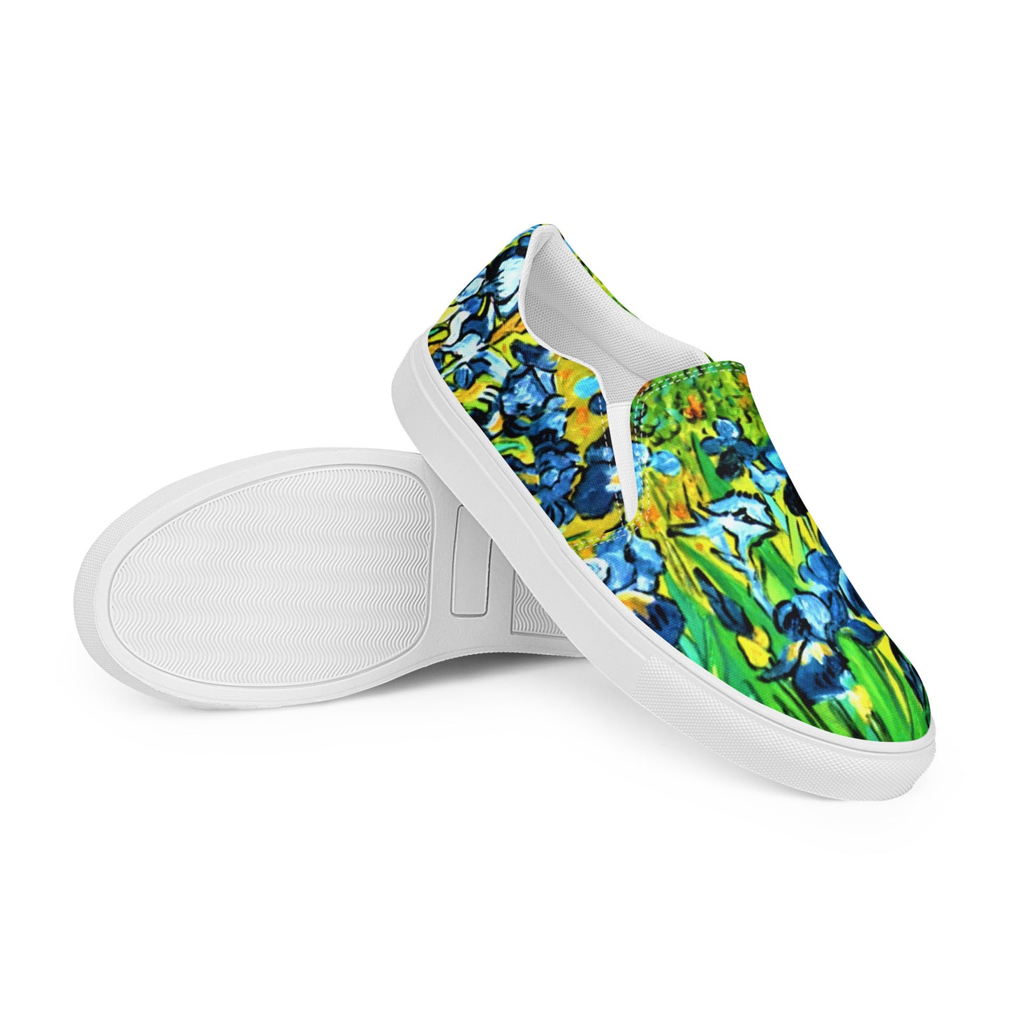 Irises by van Gogh Women’s Slip-on Canvas Shoes