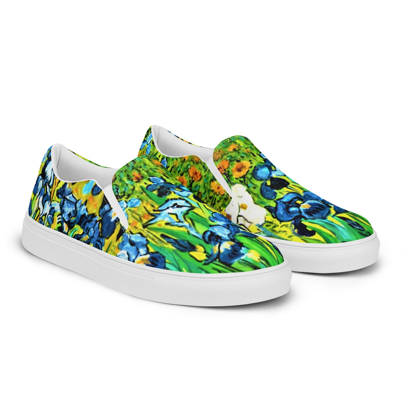 Irises by van Gogh Women’s Slip-on Canvas Shoes