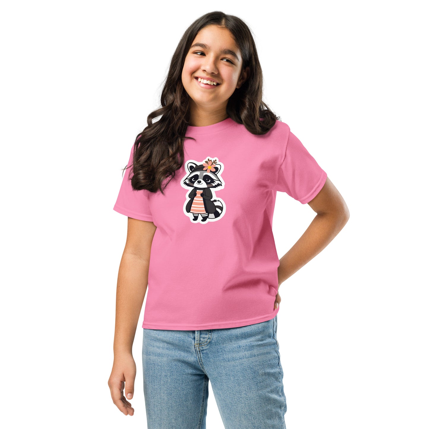 Raccoon Girl Youth Classic Tee