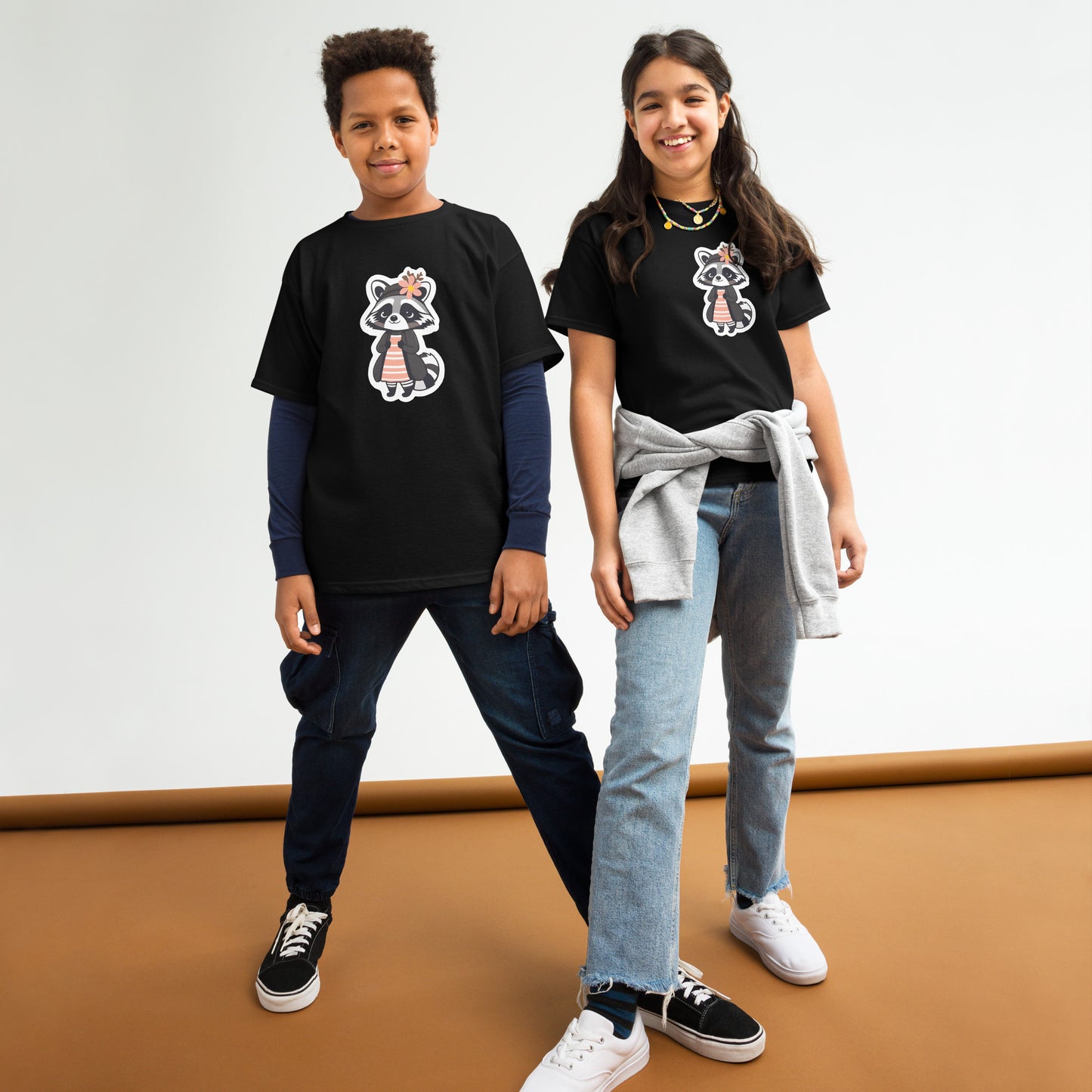 Raccoon Girl Youth Classic Tee