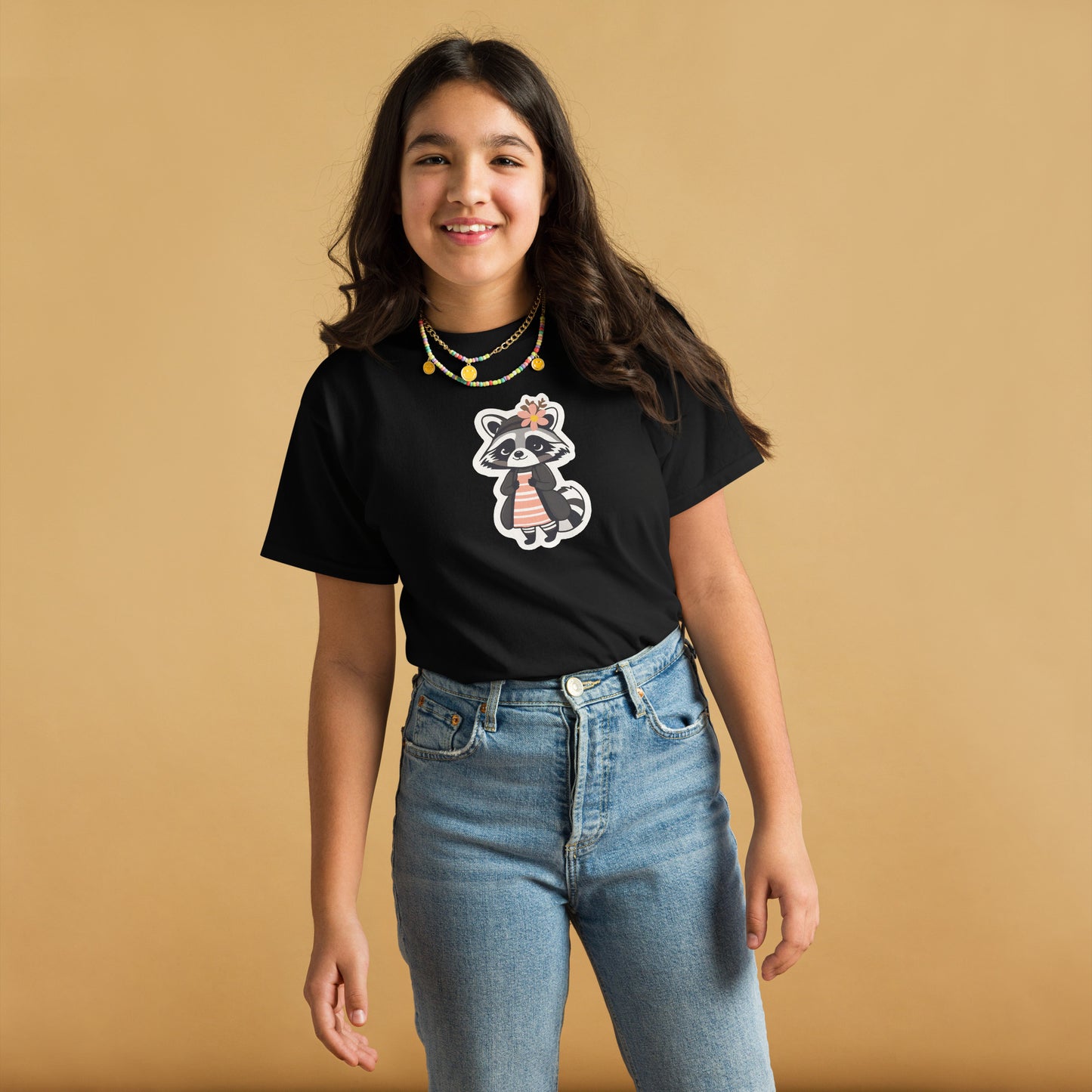 Raccoon Girl Youth Classic Tee