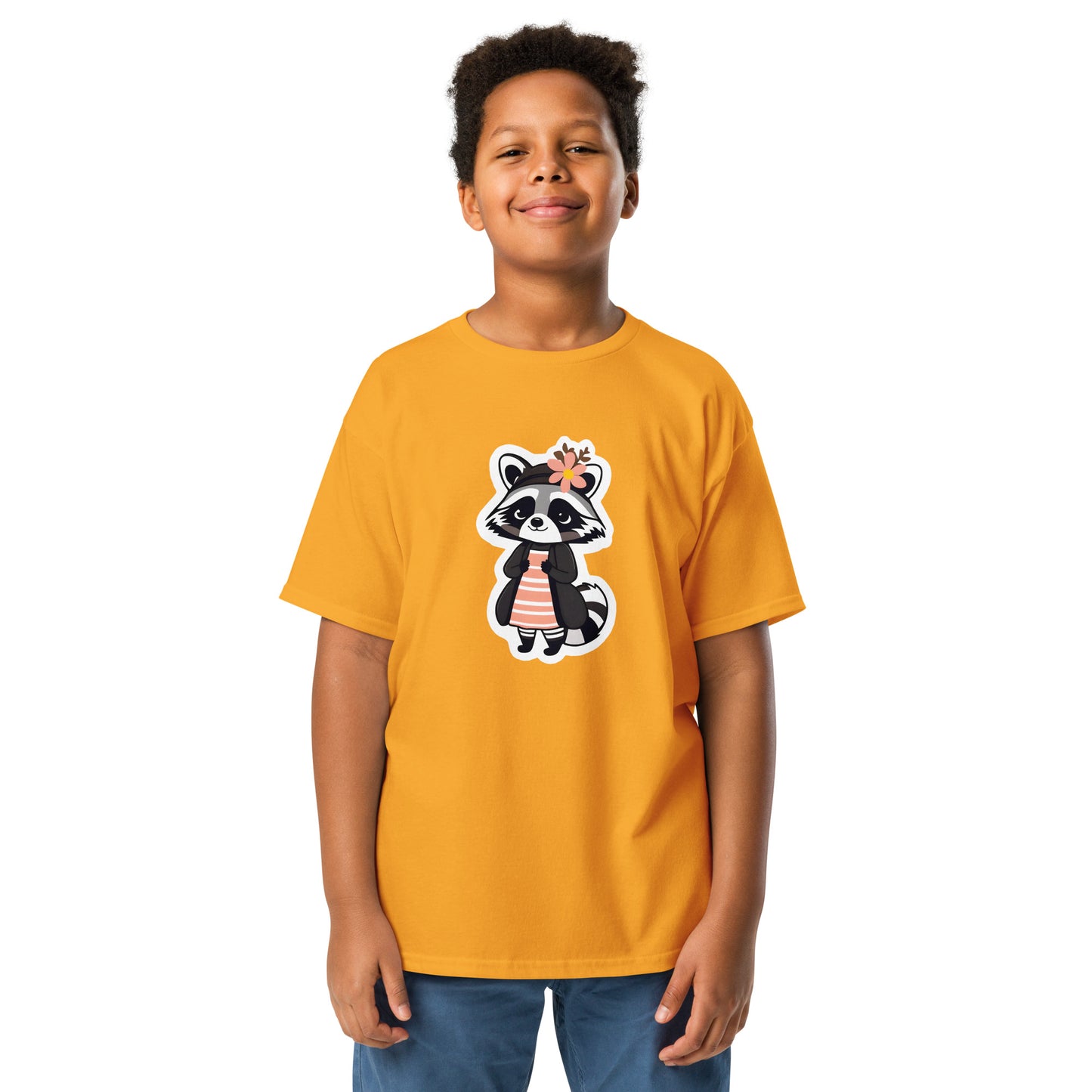 Raccoon Girl Youth Classic Tee