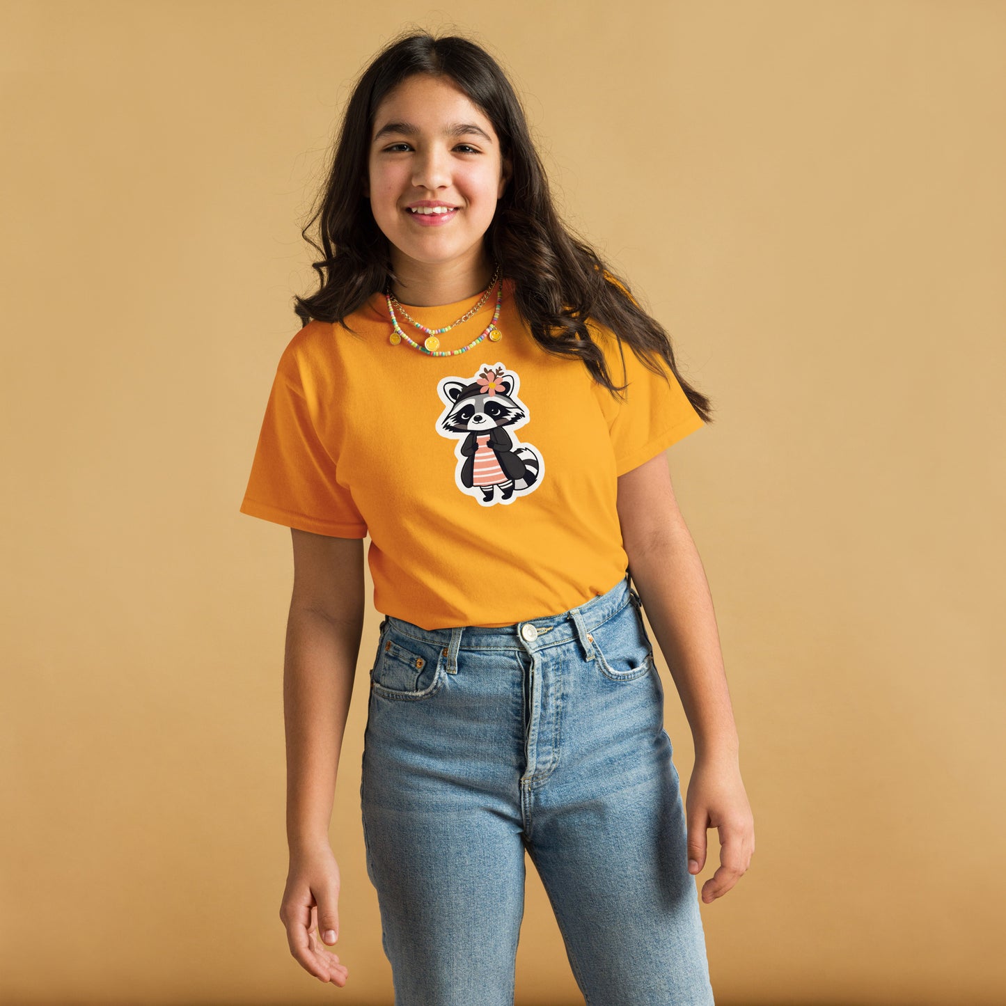 Raccoon Girl Youth Classic Tee